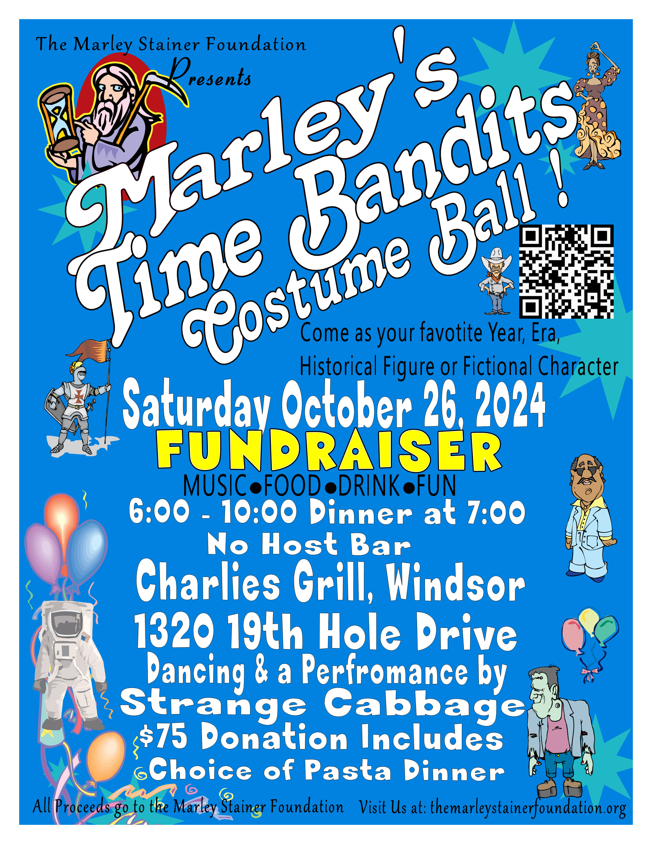Campaign cover image for Marley's Time Bandits Costume Ball