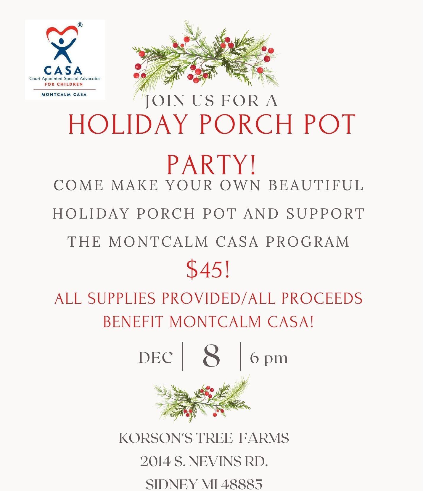 Campaign cover image for Holiday Porch Pot Party 2026