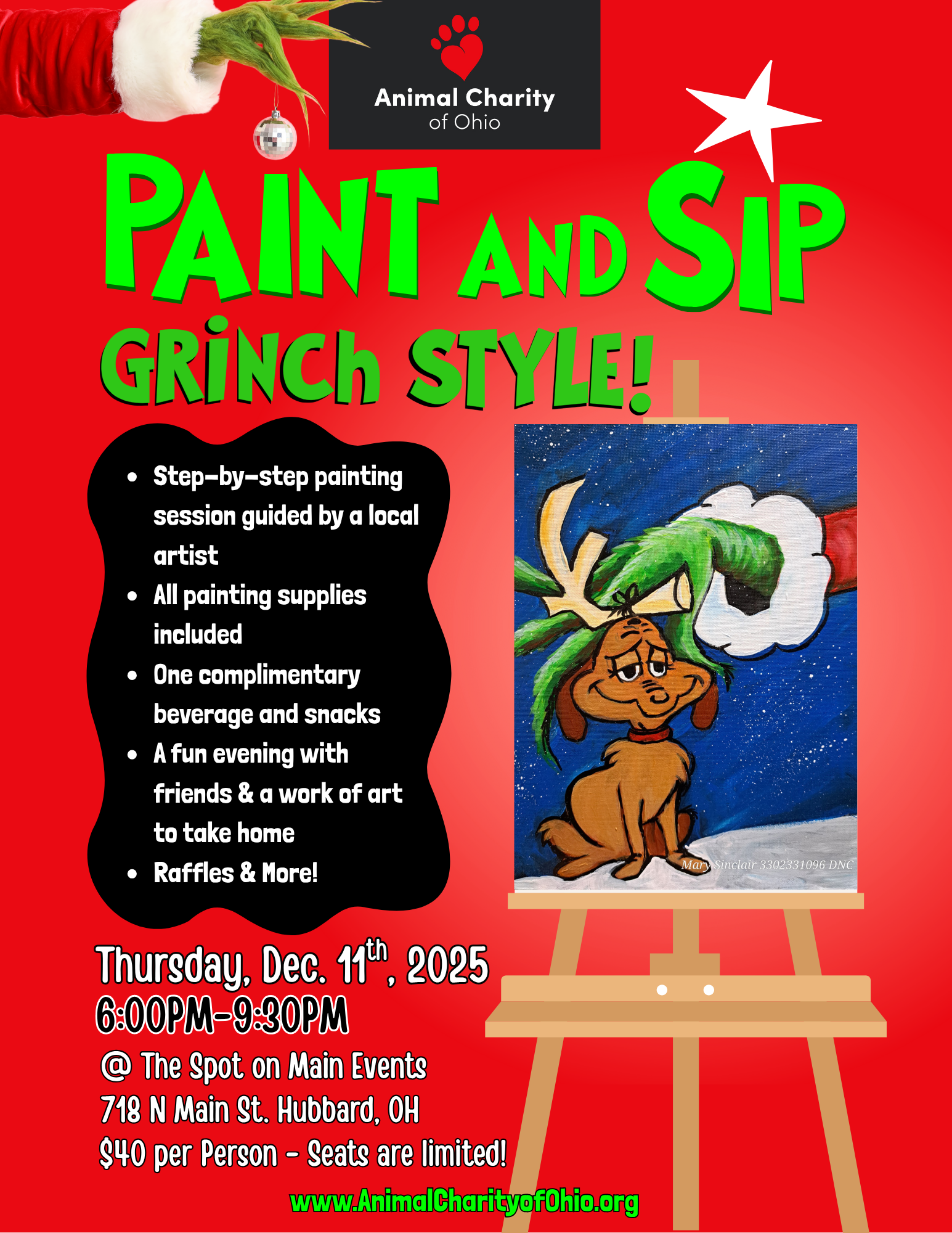 Campaign cover image for Holiday Paint & Sip