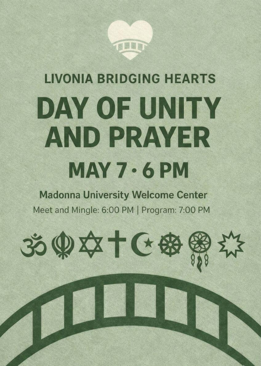 Campaign cover image for Livonia Bridging Hearts Day of Unity and Prayer