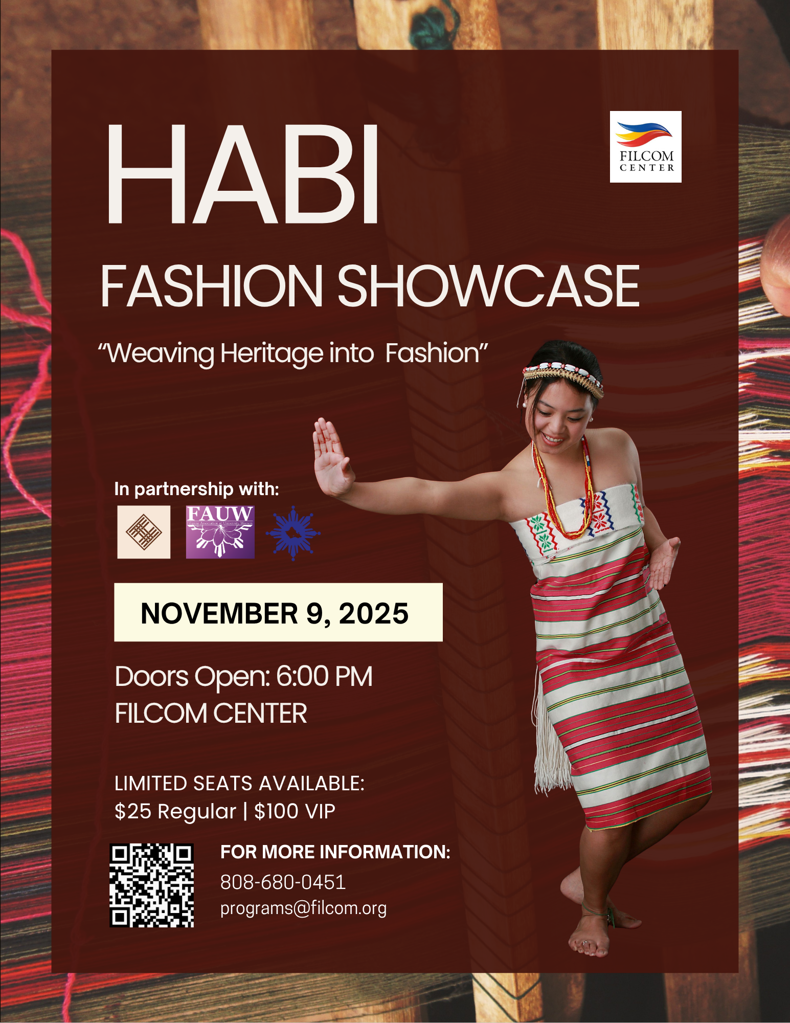 Campaign cover image for FilCom Sundays: Habi Fashion Showcase