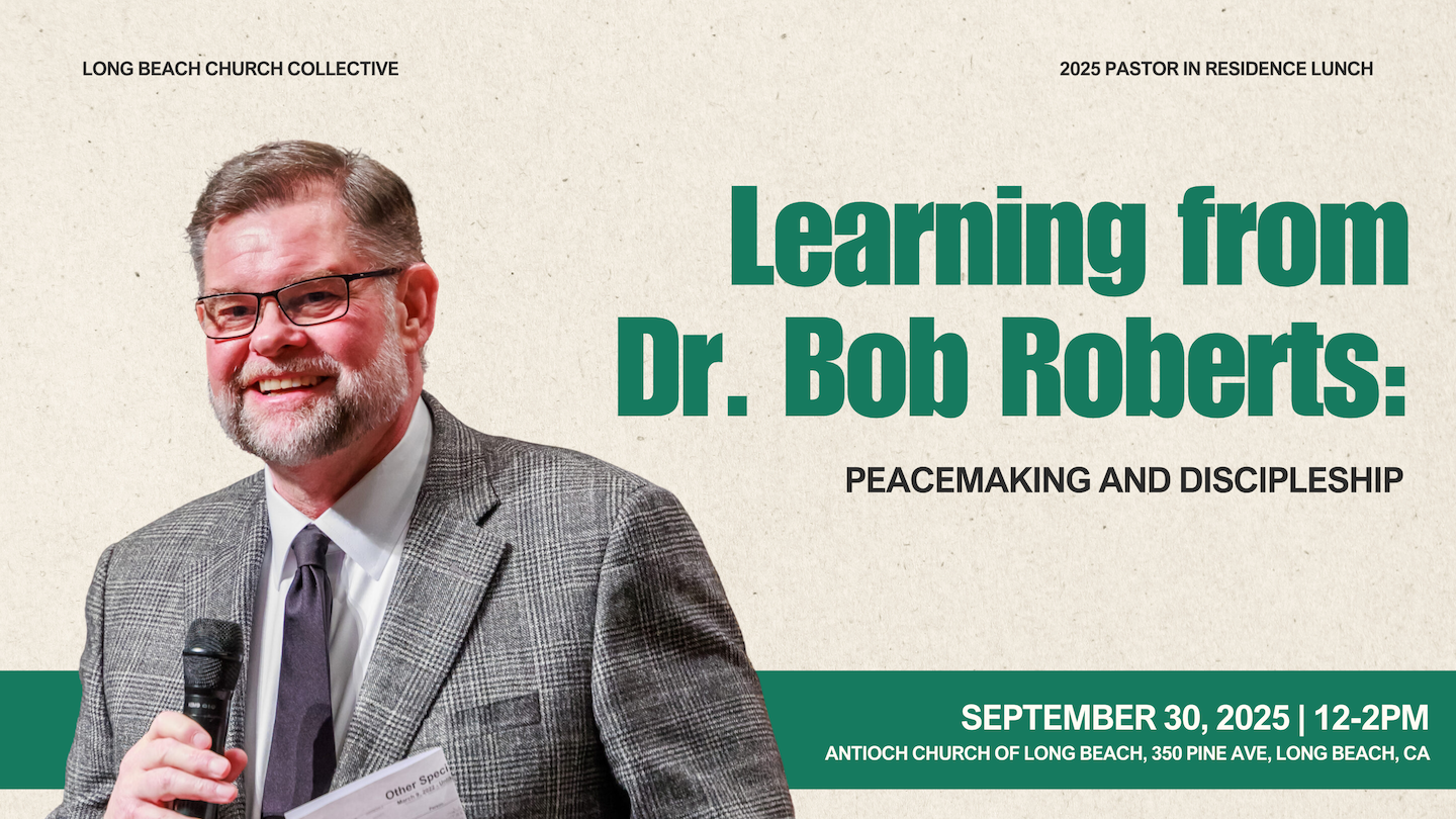 Campaign cover image for Learning from Dr. Bob Roberts: Peacemaking and Discipleship