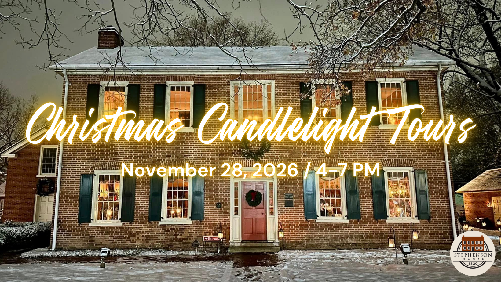 Campaign cover image for Christmas Candlelight Tours