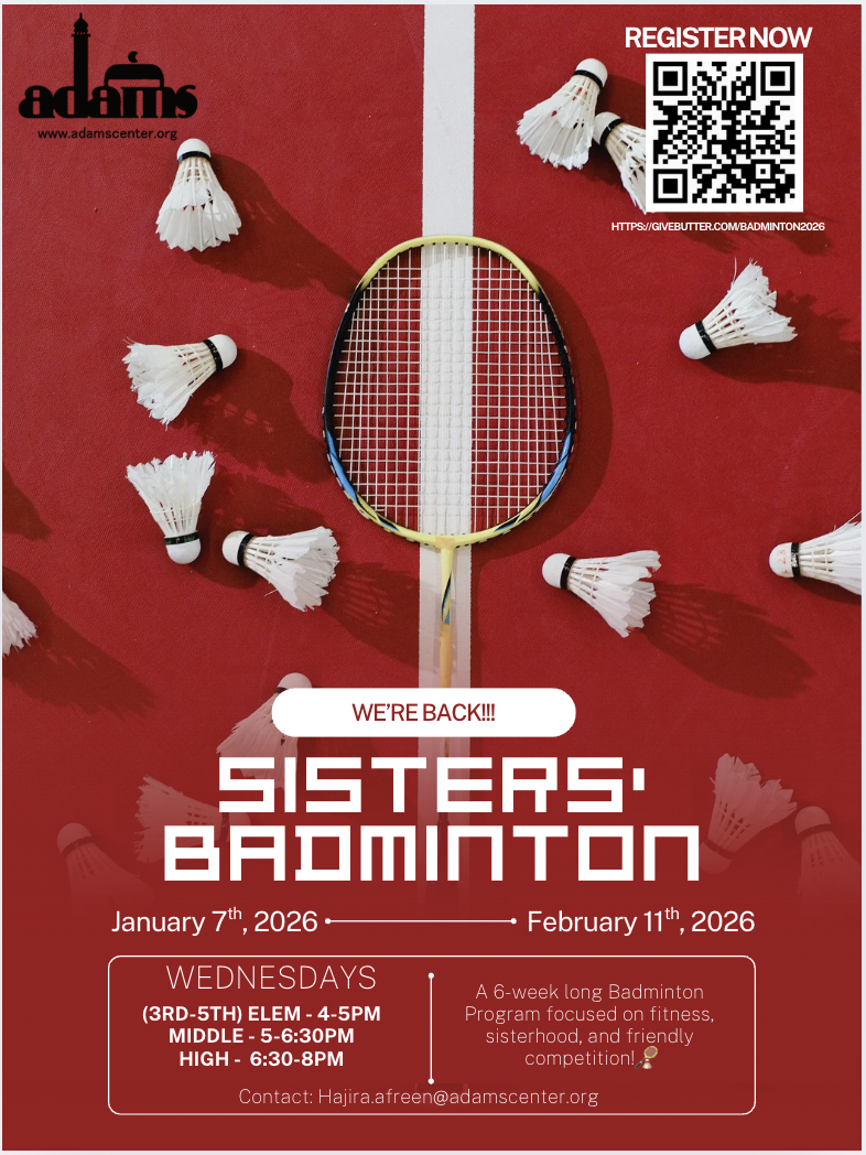 Campaign cover image for Sisters' Badminton 2026 (3rd-12th Grade)