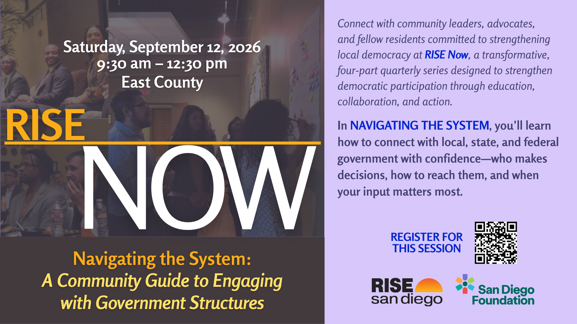 Campaign cover image for RISE Now - Navigating the System: A Community Guide to Engaging with Government Structures