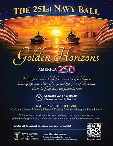 Campaign cover image for TAMPA BAY'S 251st NAVY BIRTHDAY BALL