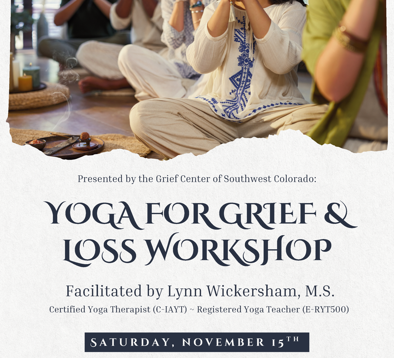 Campaign cover image for Yoga for Grief and Loss Workshop