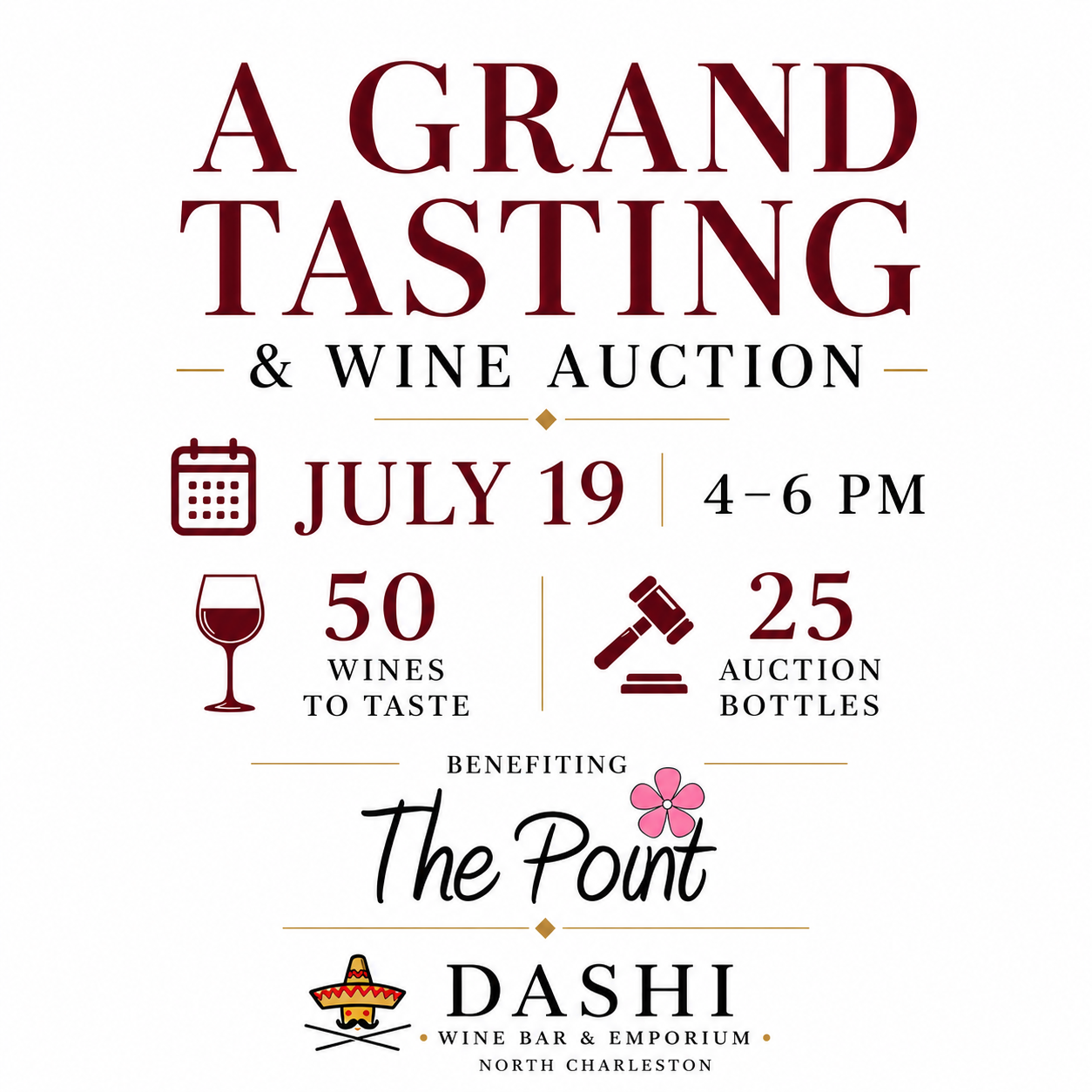 Campaign cover image for Dashi Wine Bar & Emporium - Sip, Bid Give