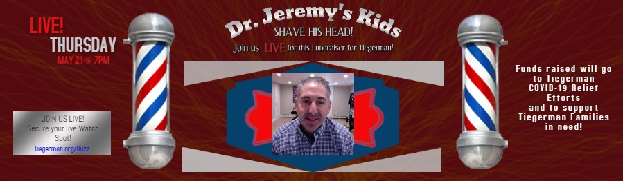 Campaign cover image for Dr. Jeremy's kids shave his head!