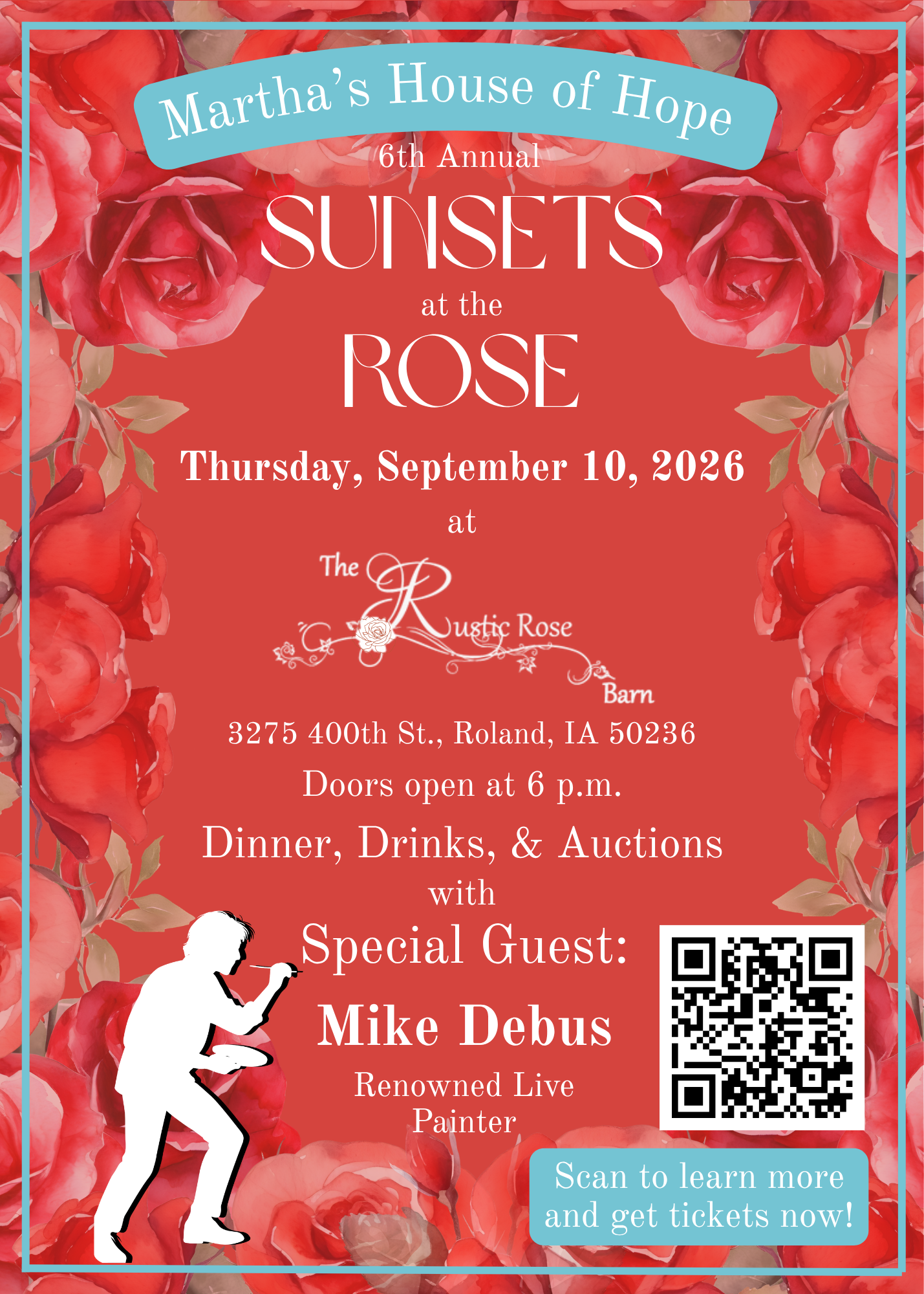 Campaign cover image for 6th Annual Sunsets at the Rose Gala