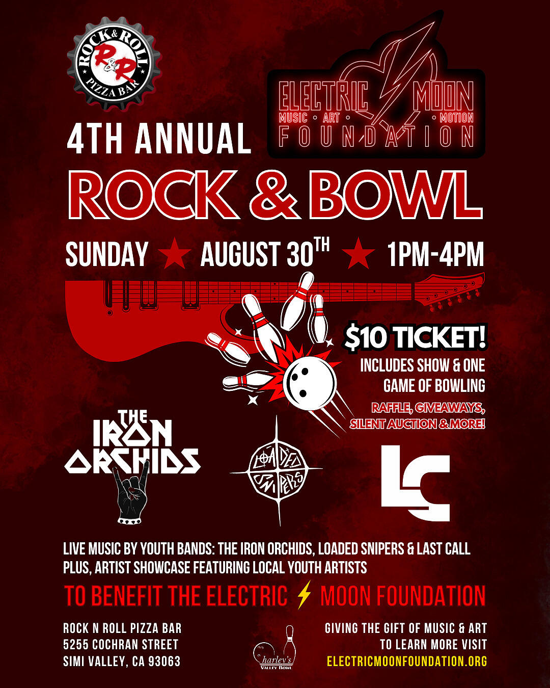 Campaign cover image for Electric Moon Foundation Presents the 4th Annual Rock N' Bowl!