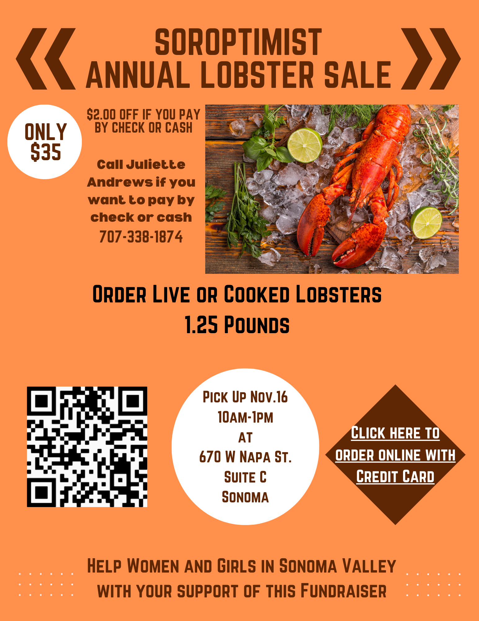 Campaign cover image for Lobster Sale