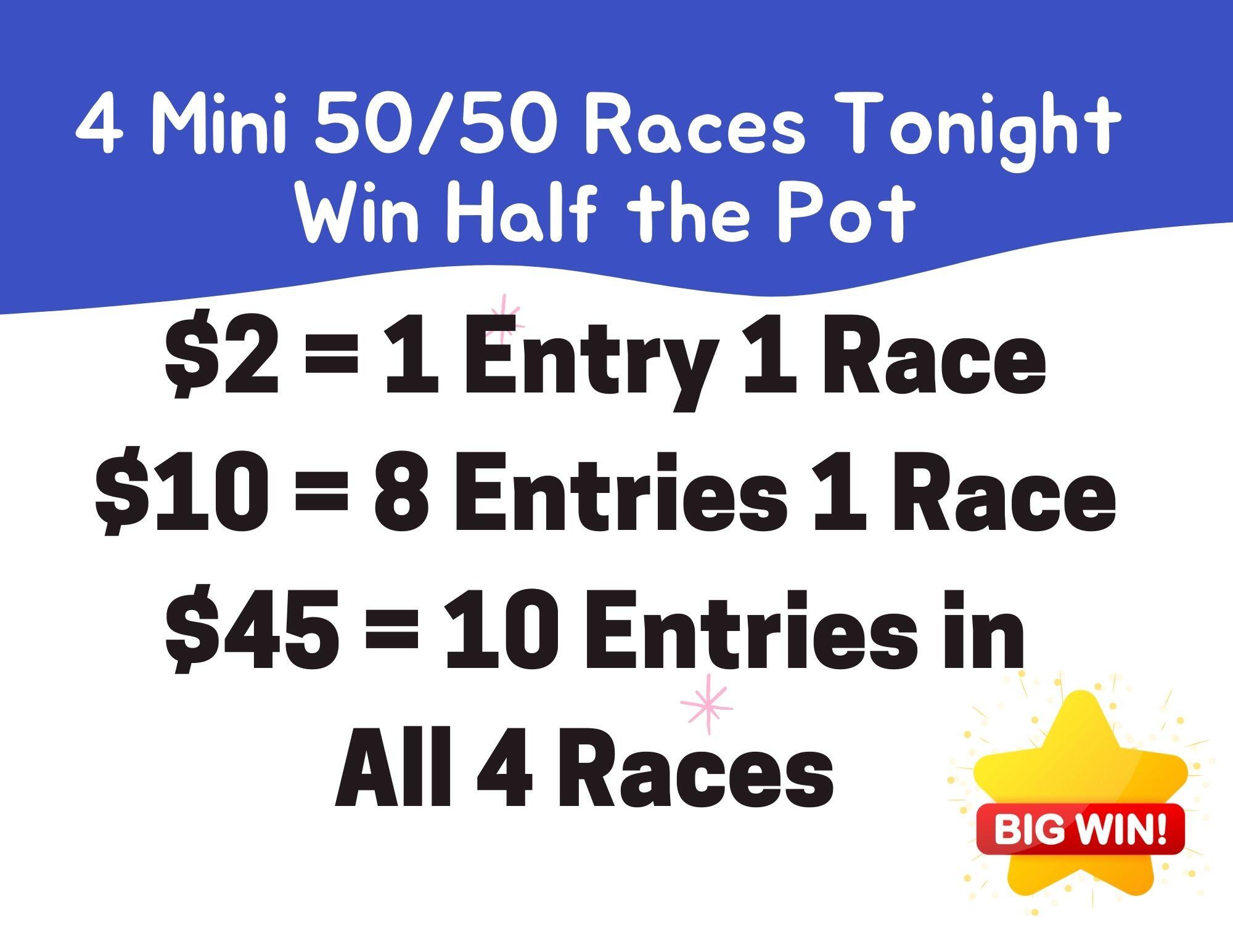 Campaign cover image for Cheer Bus 50/50 Mini Races