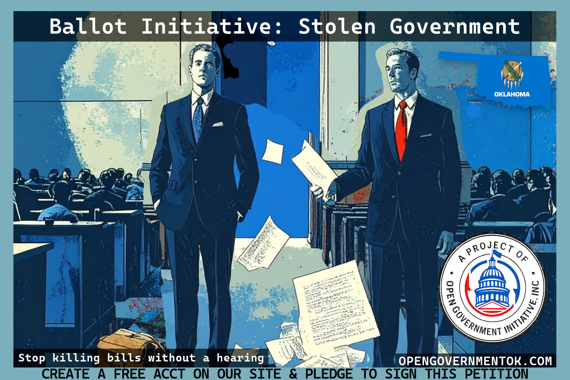 Campaign cover image for SQ 839 'Stolen Government' Ballot Initiative