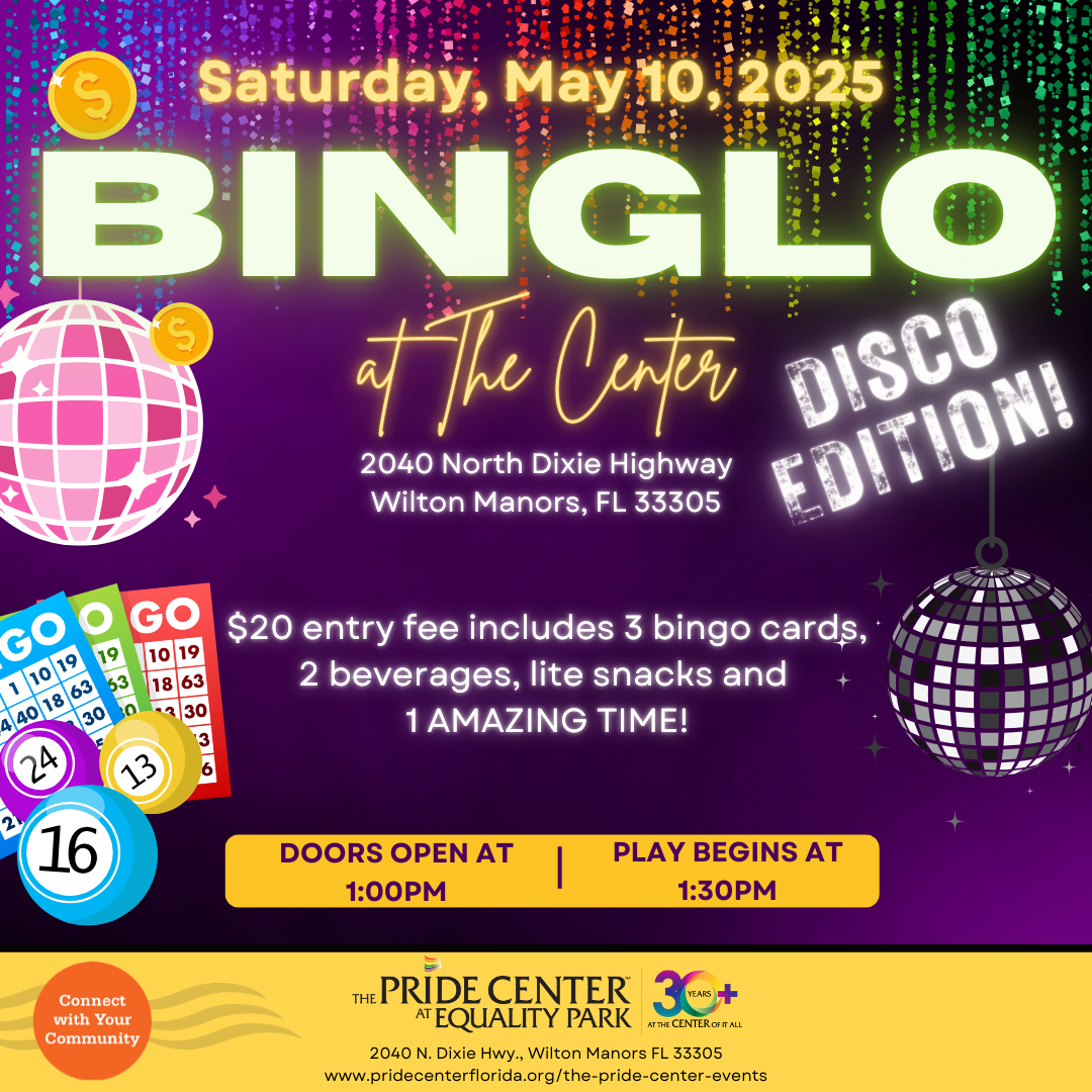 Campaign cover image for BINGLO at The Center 05/10/2025