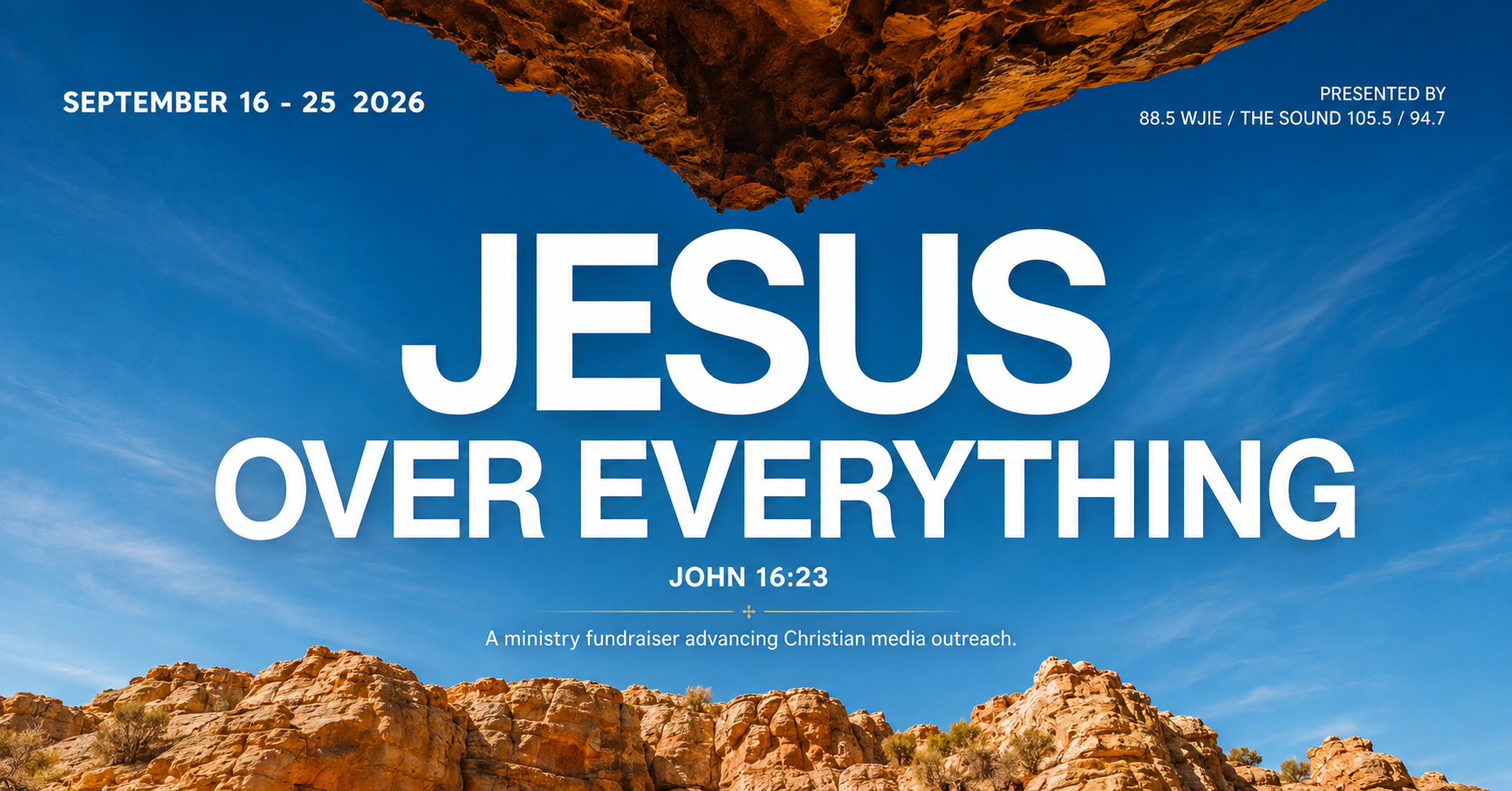Campaign cover image for Jesus Over Everything