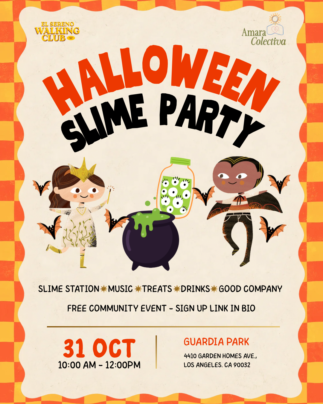 Campaign cover image for Free Halloween Slime Party!