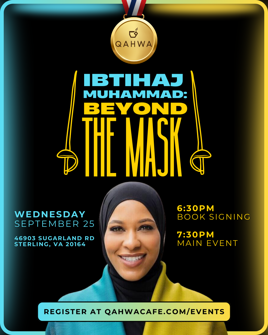 Campaign cover image for Ibtihaj Muhammad at Qahwa