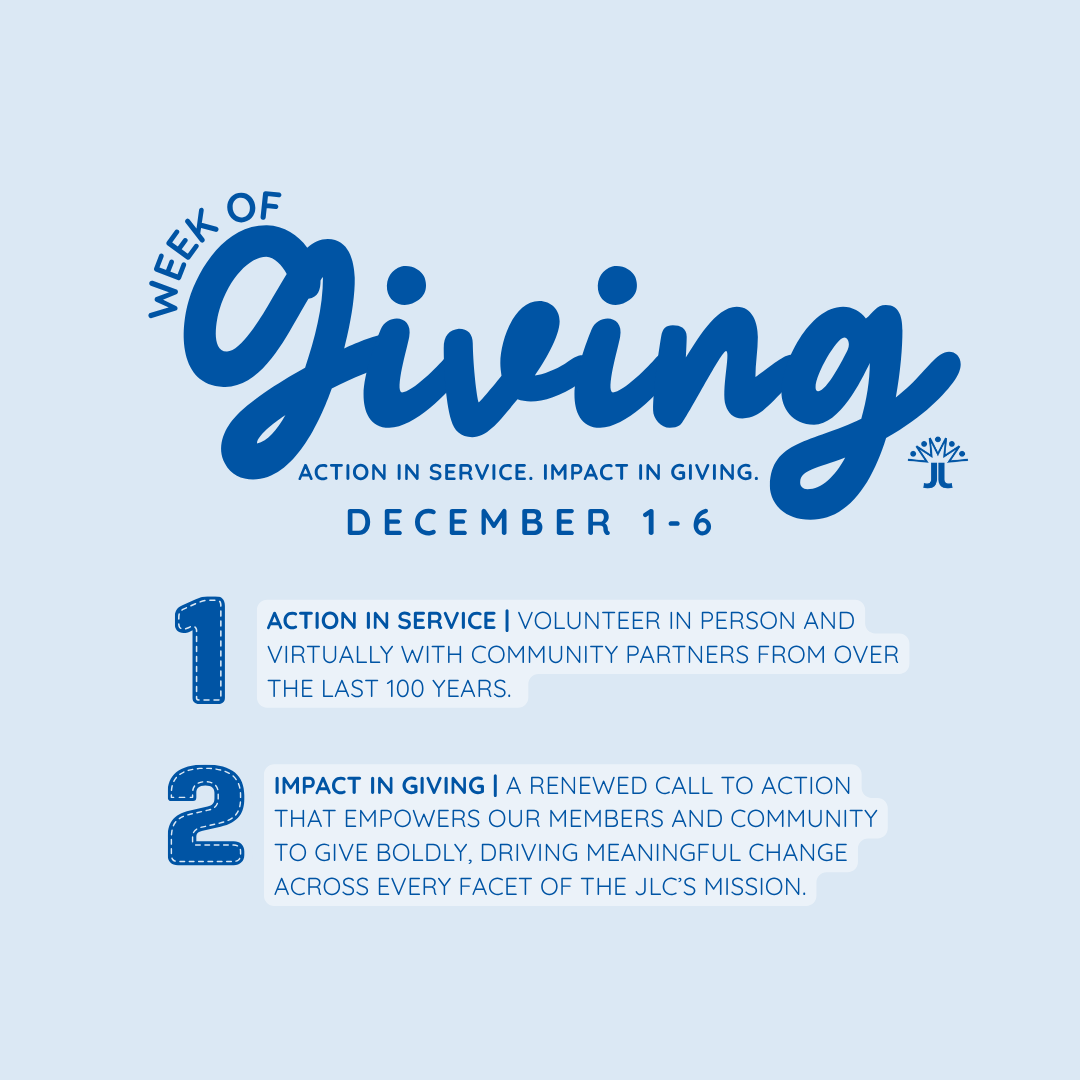 Campaign cover image for JLC Week of Giving 2025