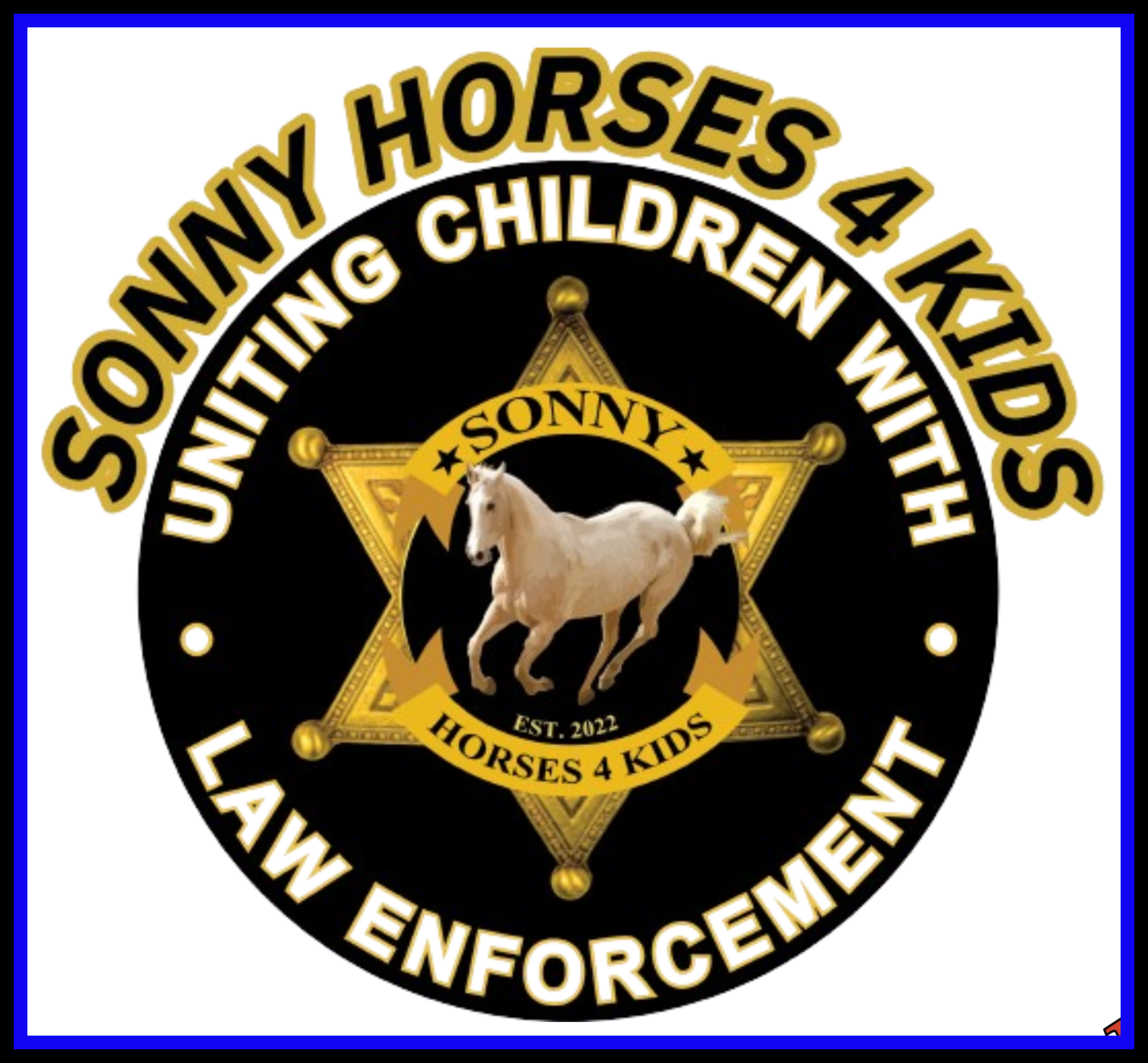 Campaign cover image for UNITING CHILDREN WITH LAW ENFORCEMENT & First Responders in Ventura County, SONNY HORSES 4 KIDS. A Children's Non-Profit 501c3 Charity EIN 92-2983467