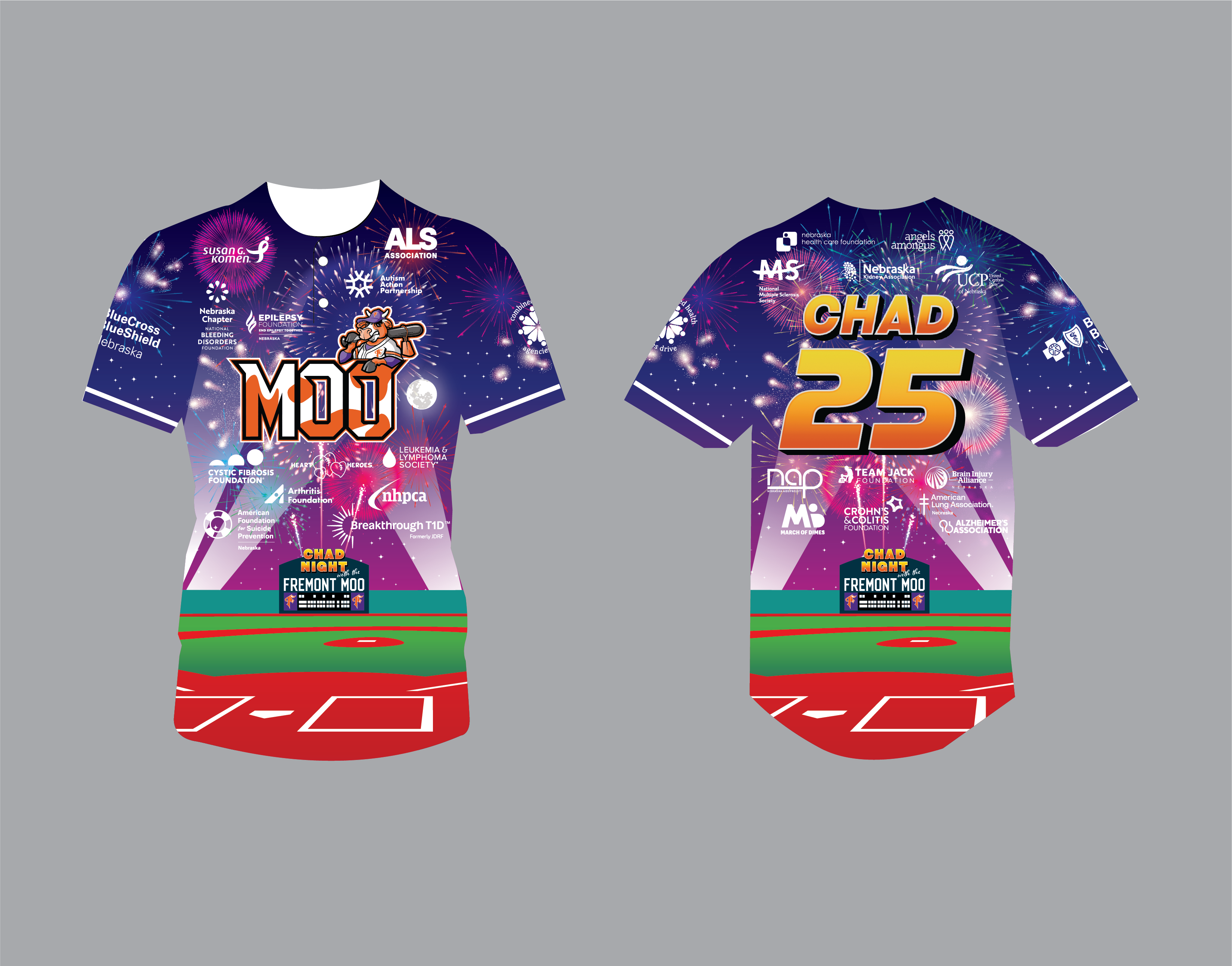 Campaign cover image for Fremont Moo CHAD Night Jerseys AND Player Support