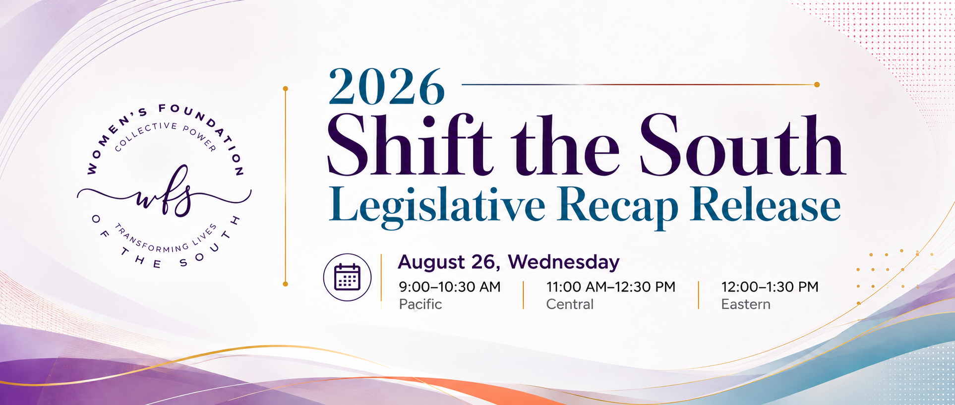 Campaign cover image for 2026 Shift the South Legislative Recap Release