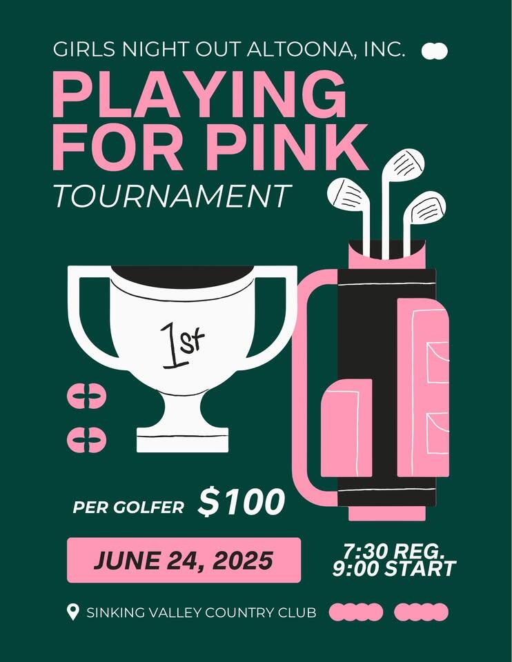 Campaign cover image for Playing For Pink @ Sinking Valley Country Club - 595 Golf Course Rd Altoona, PA 16601