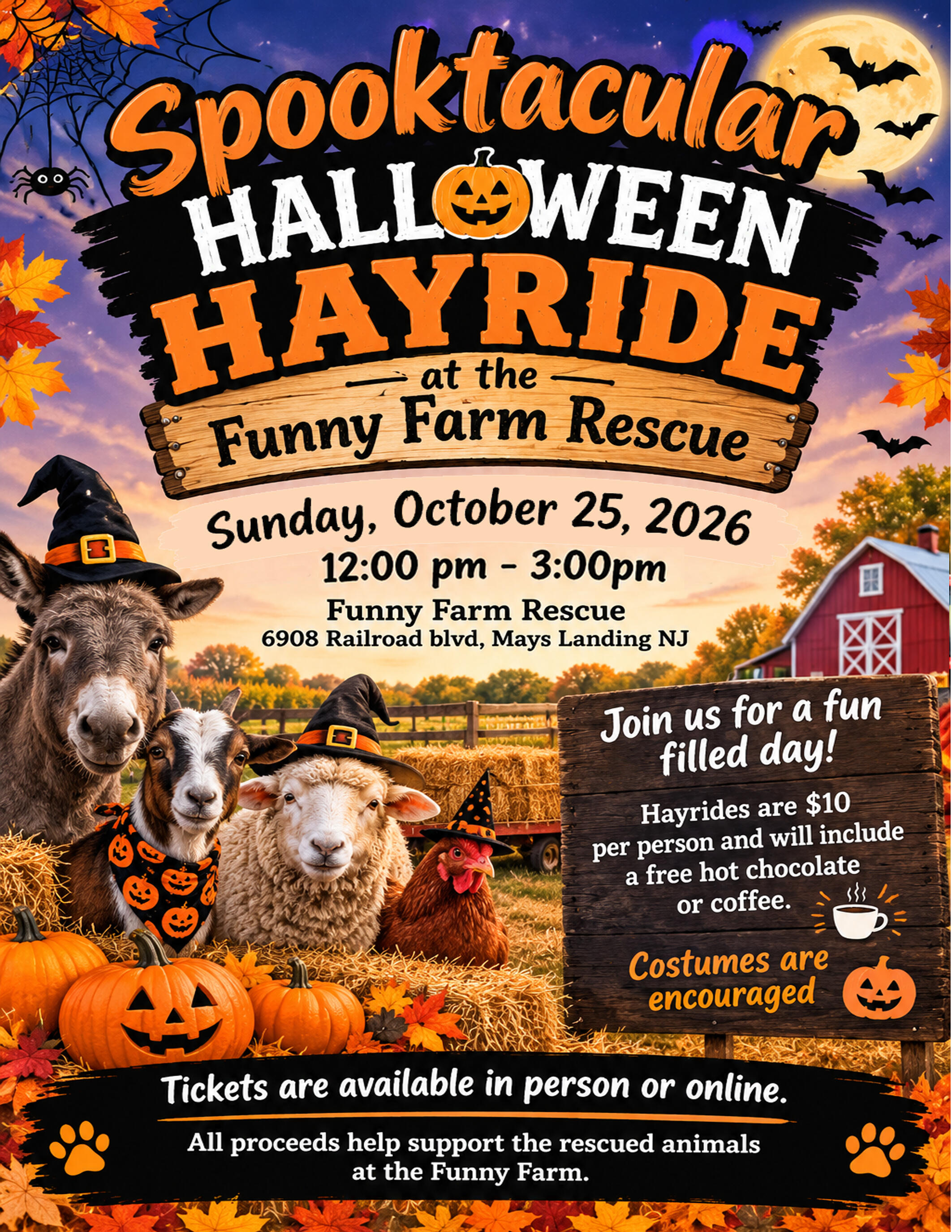 Campaign cover image for Spooktacular Halloween Hayride 2026