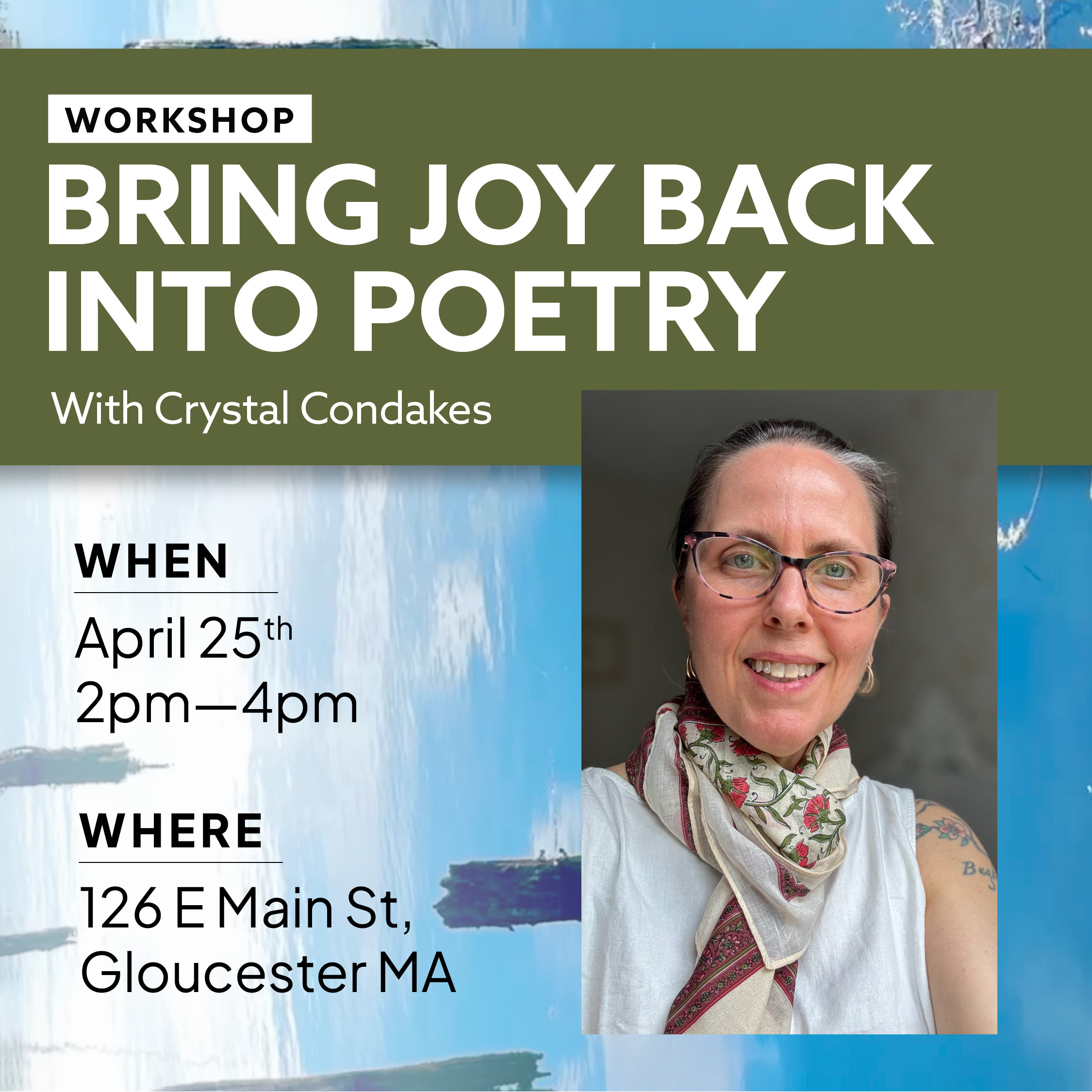 Campaign cover image for Workshop with Crystal Candakes