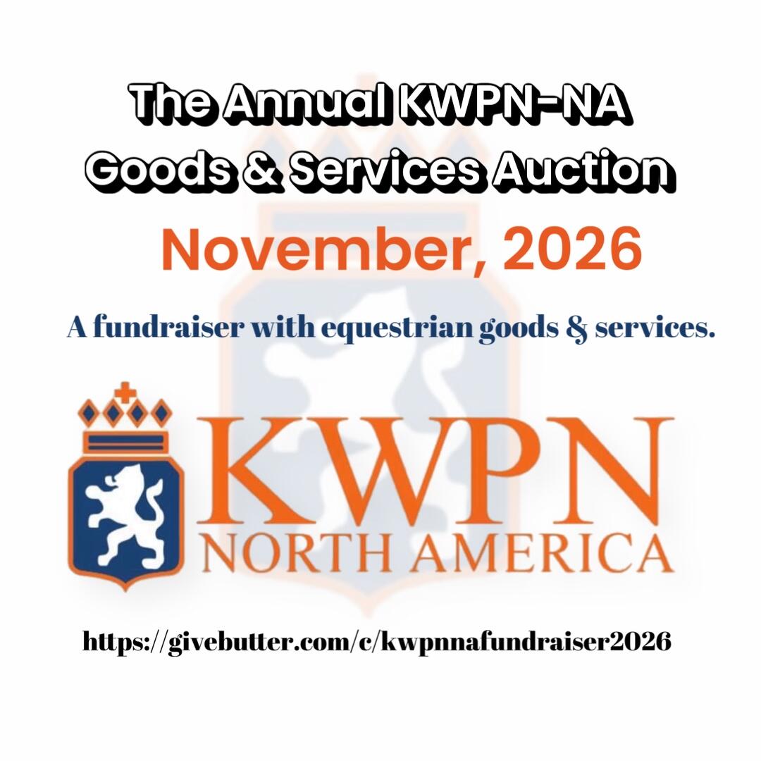 Campaign cover image for The 2026 KWPN-NA Online Goods & Services Auction