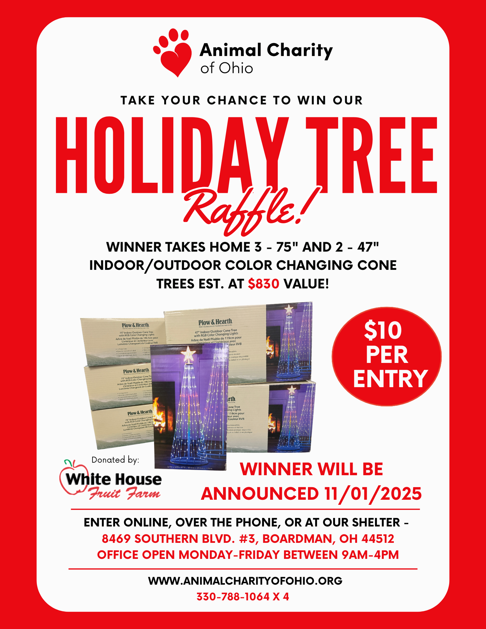 Campaign cover image for Holiday Tree Raffle Benefitting Animal Charity!