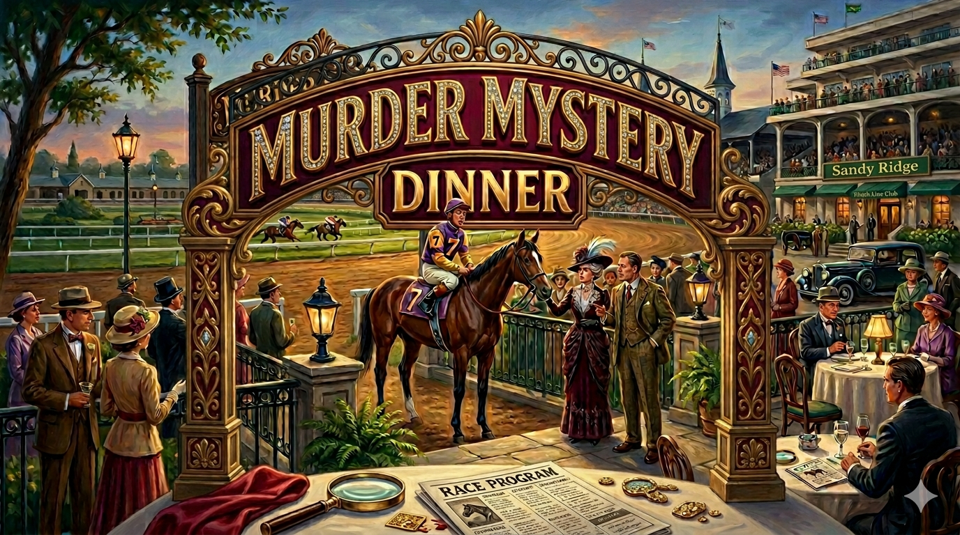 Campaign cover image for Post Time for Murder: A Murder Mystery Dinner