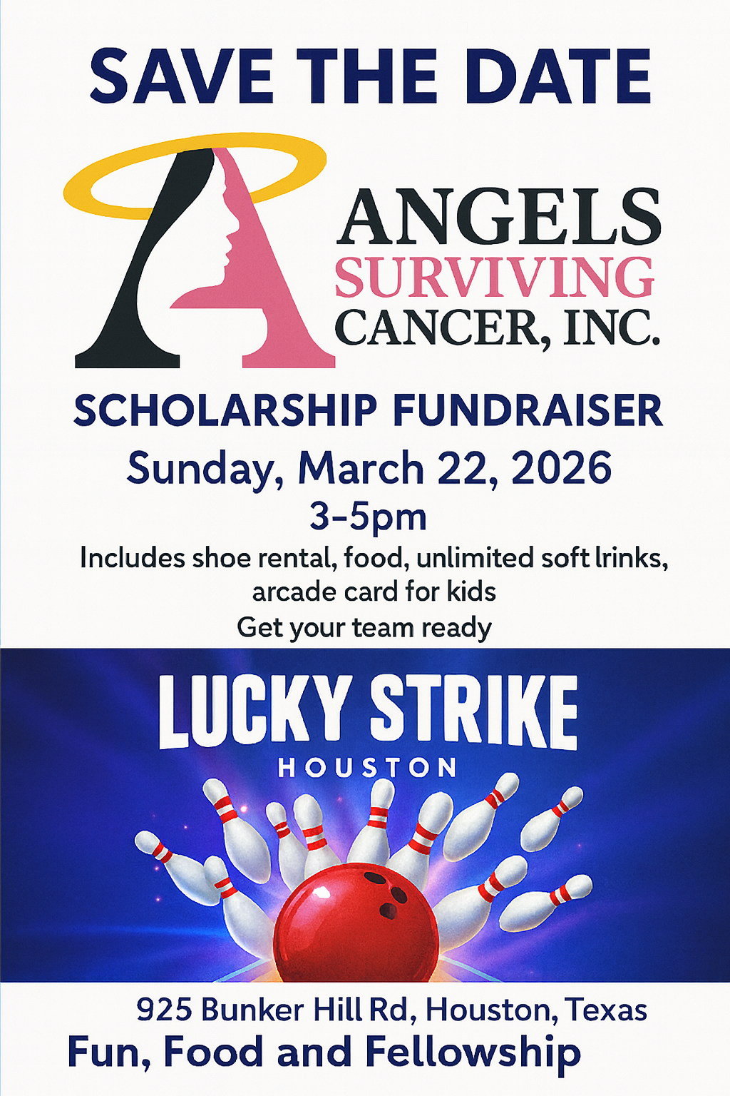 Campaign cover image for ASC Inc. Scholarship Fundraiser Bowling 2026