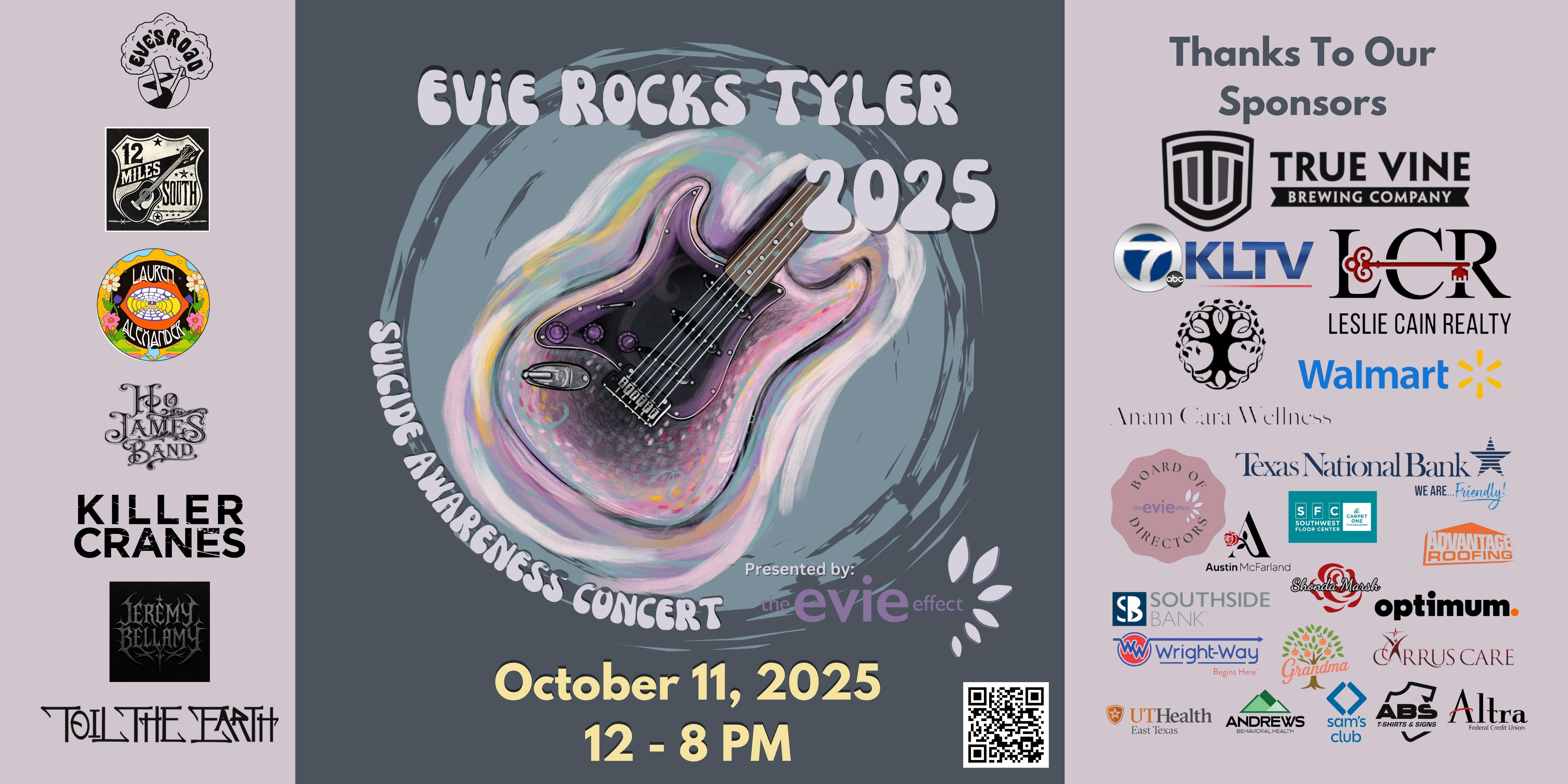 Campaign cover image for Evie Rocks Tyler 2025