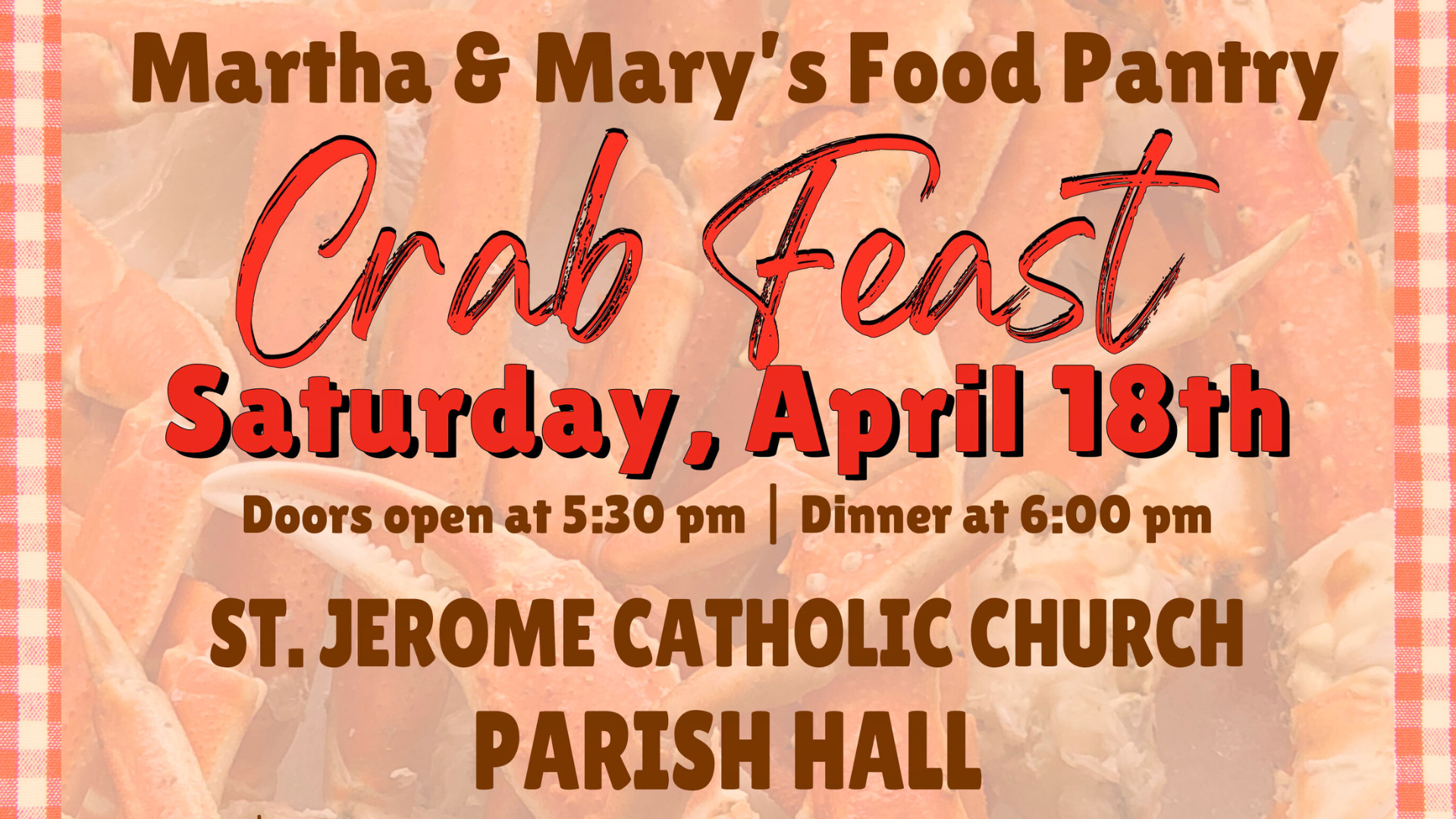 Campaign cover image for Annual Crab Feast