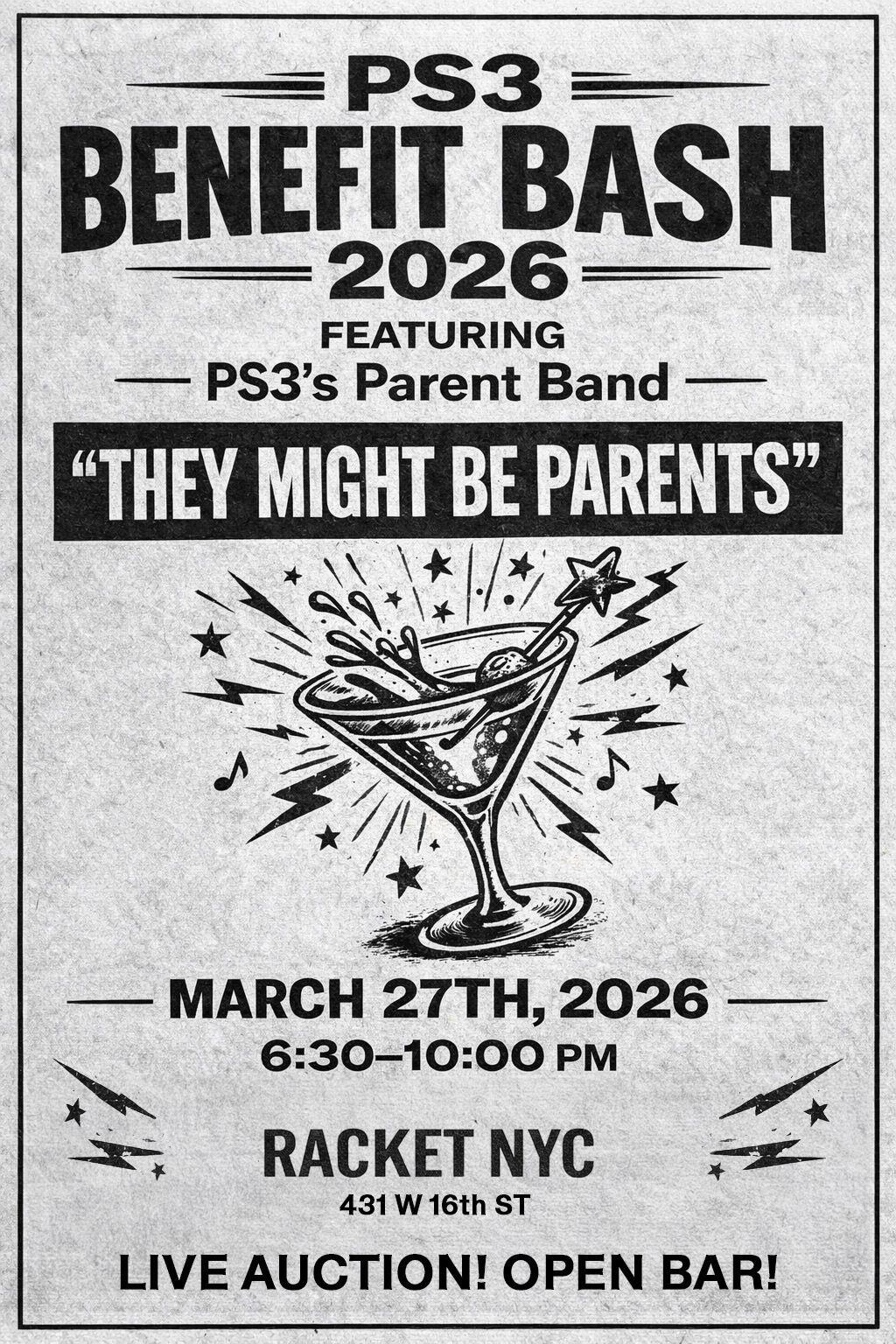 Campaign cover image for 2026 Benefit Bash + Auction SPONSORS