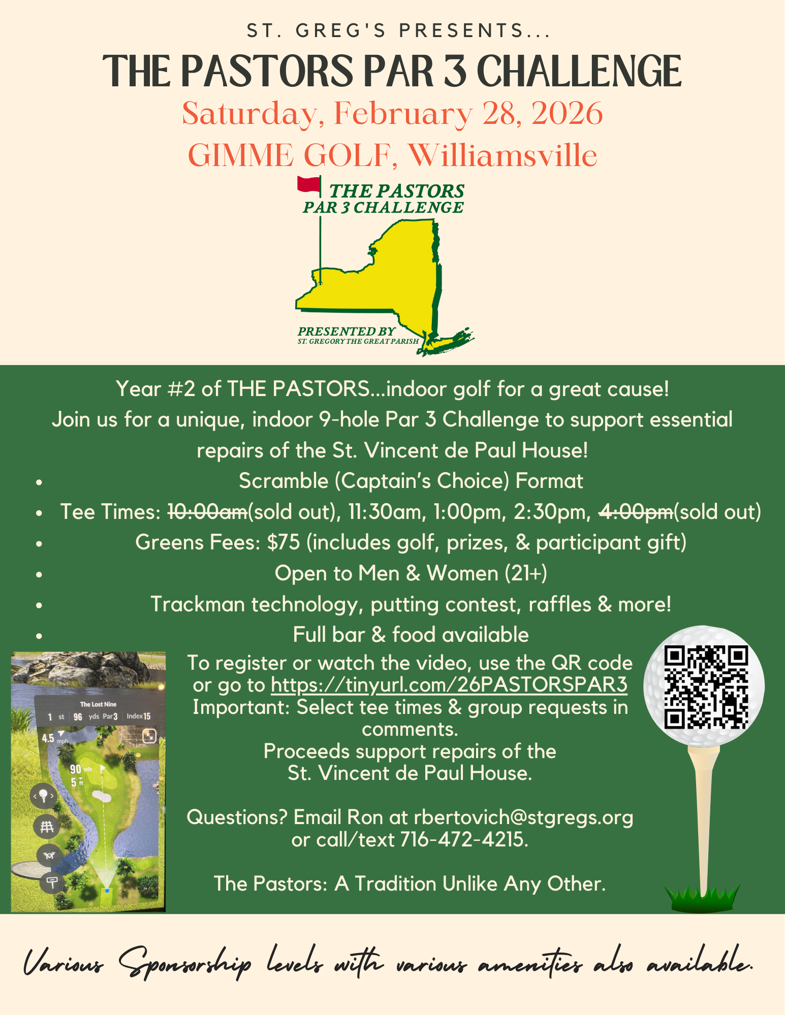 Campaign cover image for THE PASTORS PAR 3 CHALLENGE