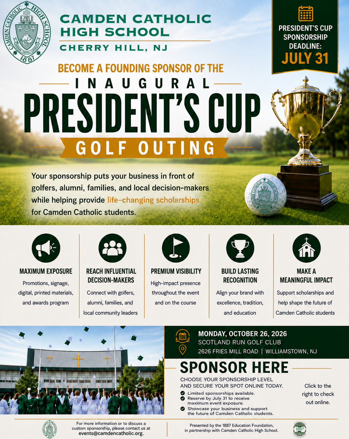 Campaign cover image for Become a Founding Sponsor of the President’s Cup