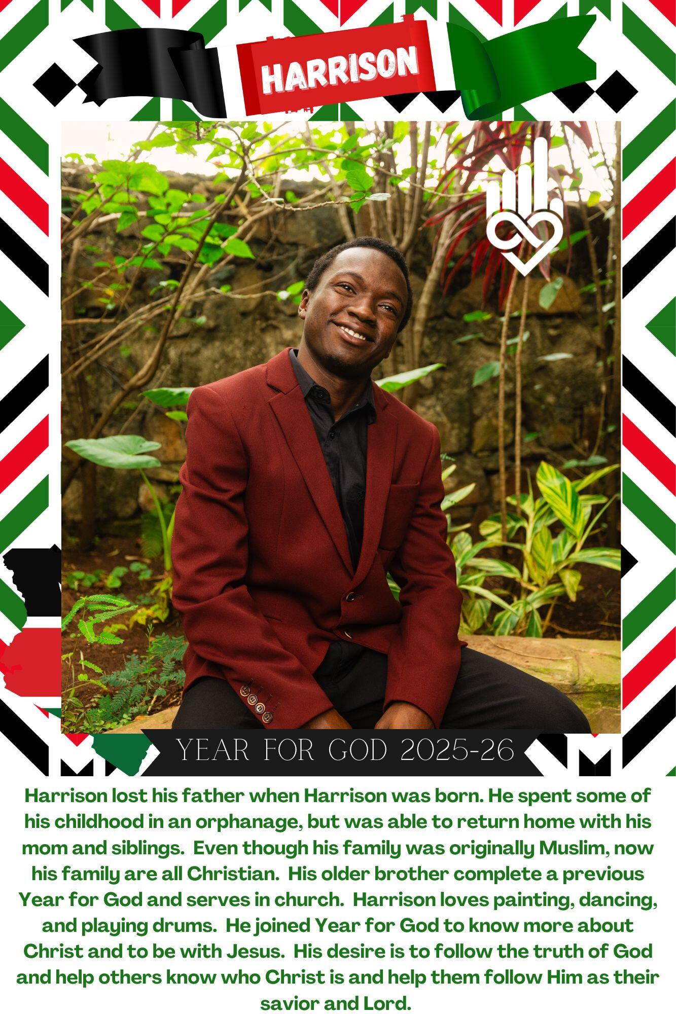Campaign cover for Year for God - Harrison