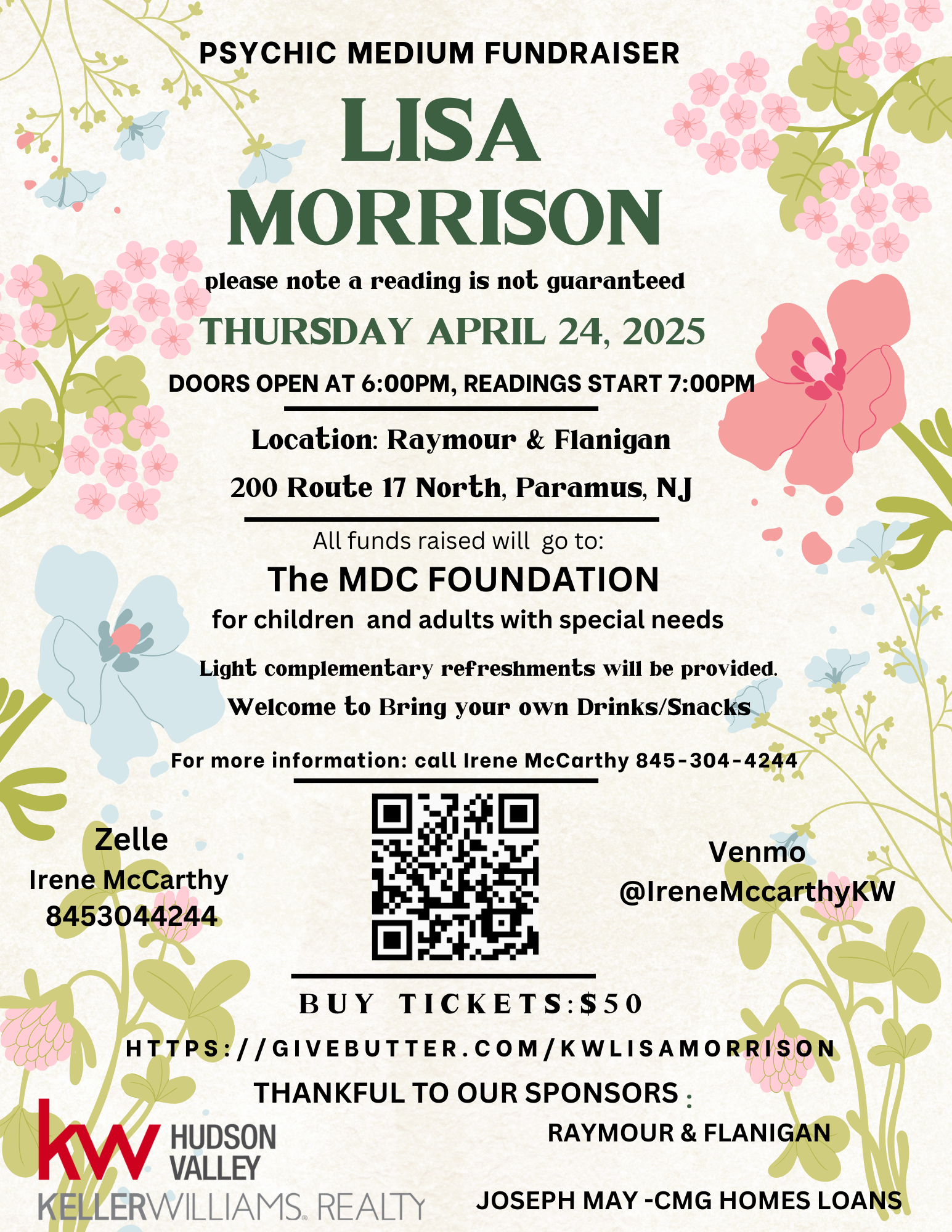 Campaign cover image for KW LISA MORRISON PSYCHIC MEDIUM