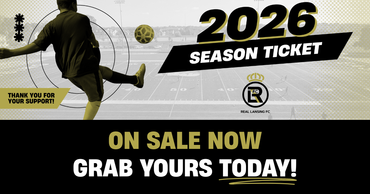 Campaign cover image for Real Lansing Season Tickets on Sale!