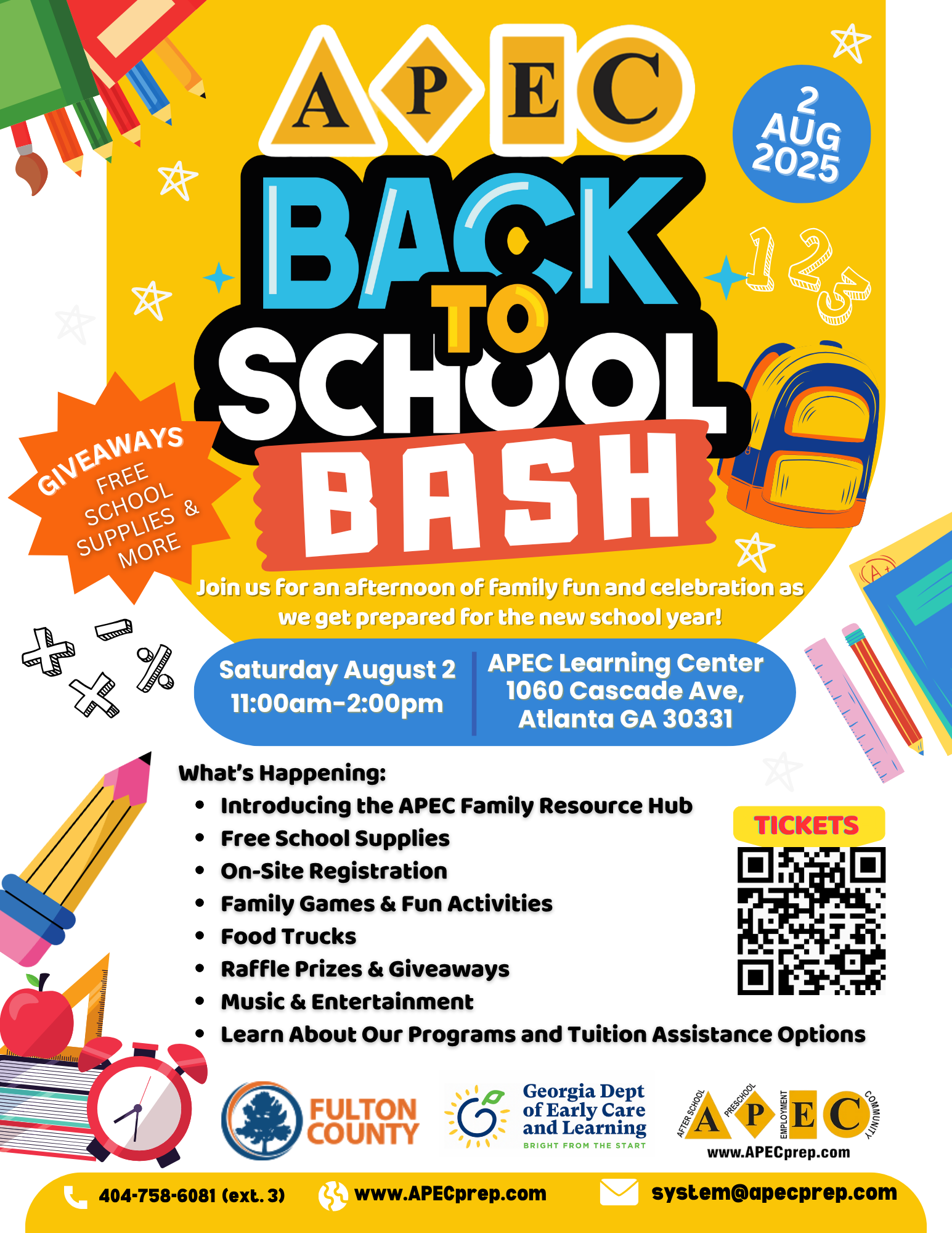 Campaign cover image for APEC Back to School Bash