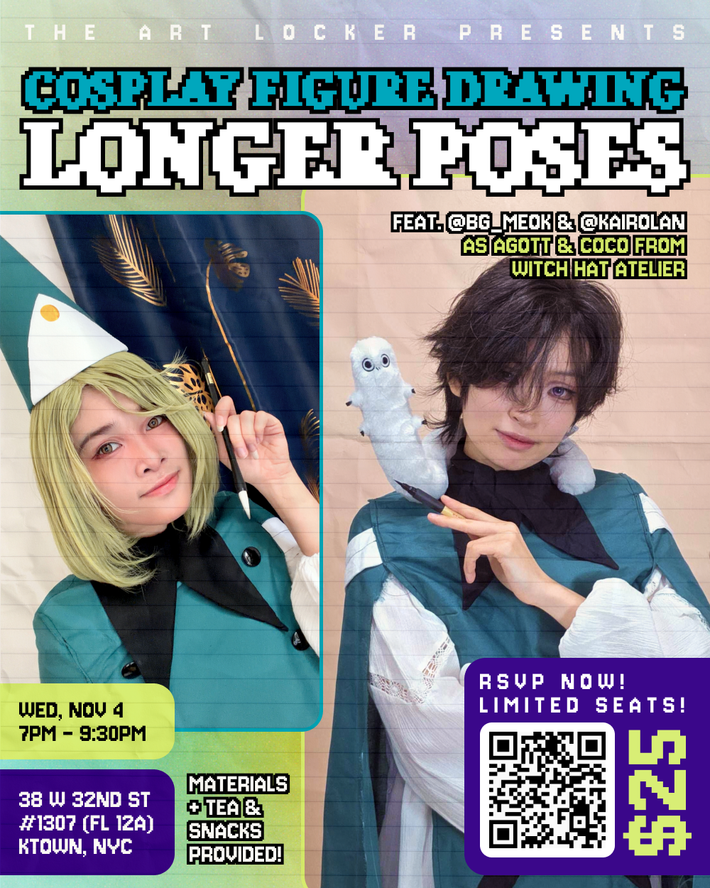 Campaign cover image for Cosplay Figure Drawing 11/4