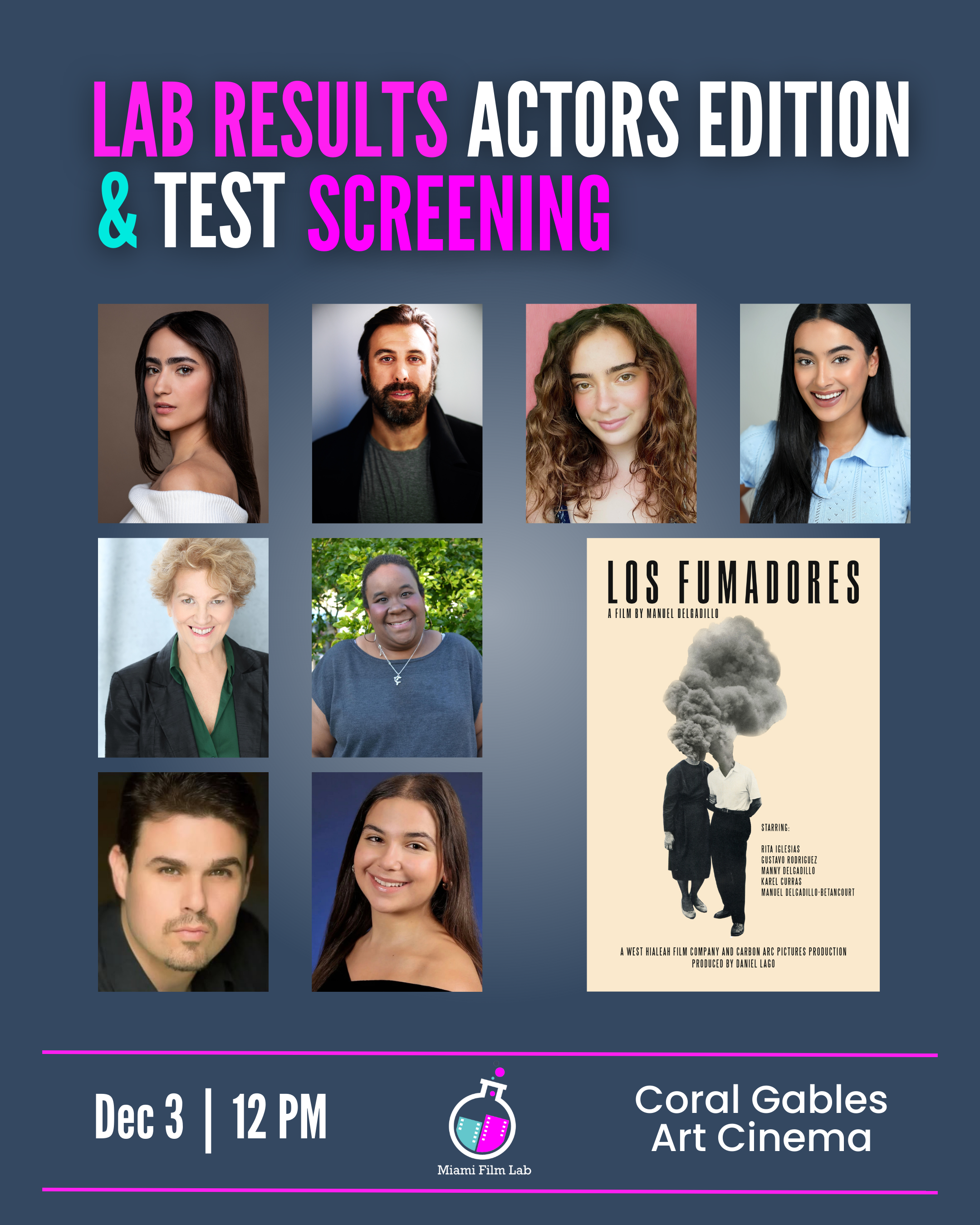 Campaign cover image for Test Screening - Los Fumadores-  Dec 3rd