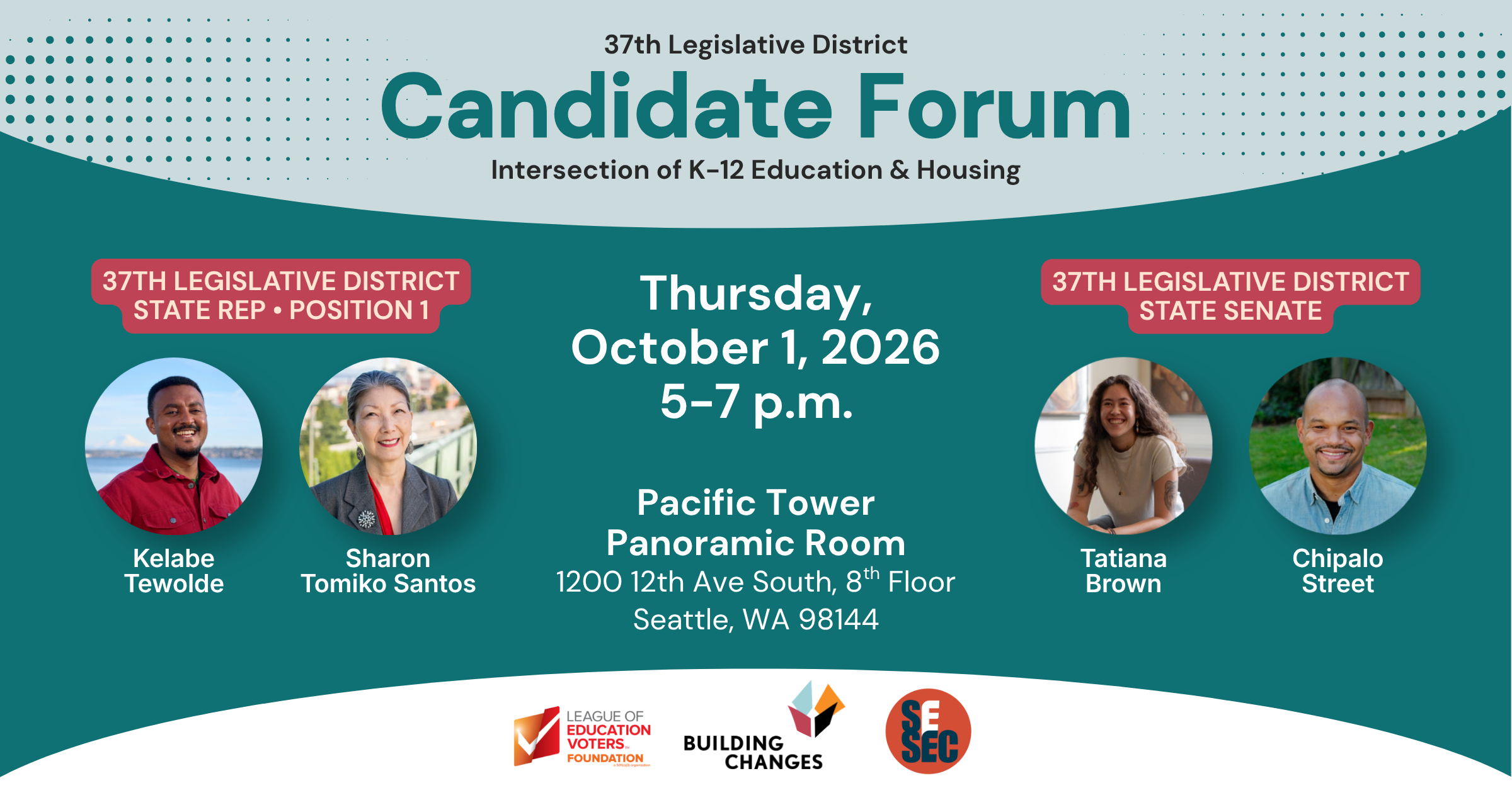 Campaign cover image for 37th LD Candidate Forum - Intersection of K-12 Education & Housing