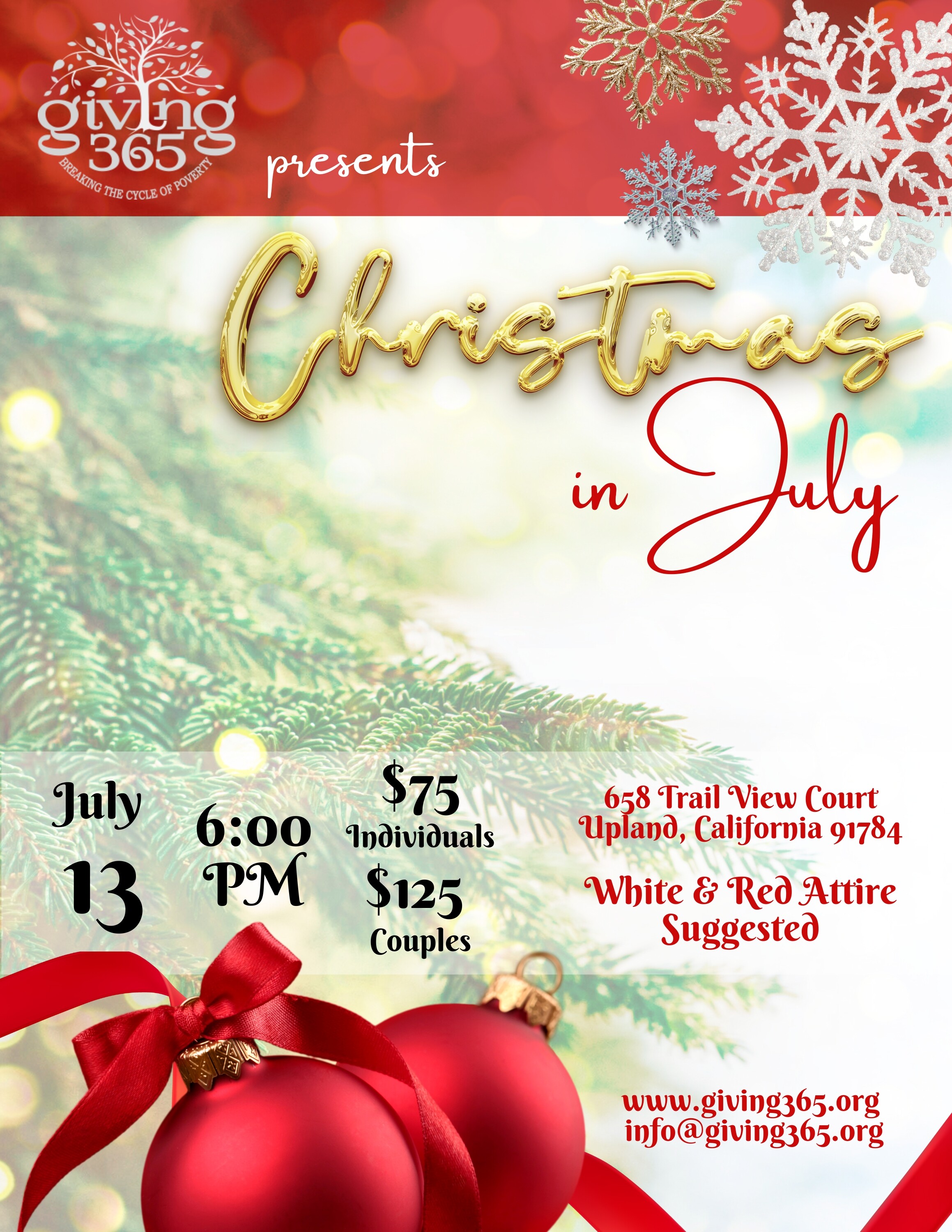 Campaign cover image for Christmas In July