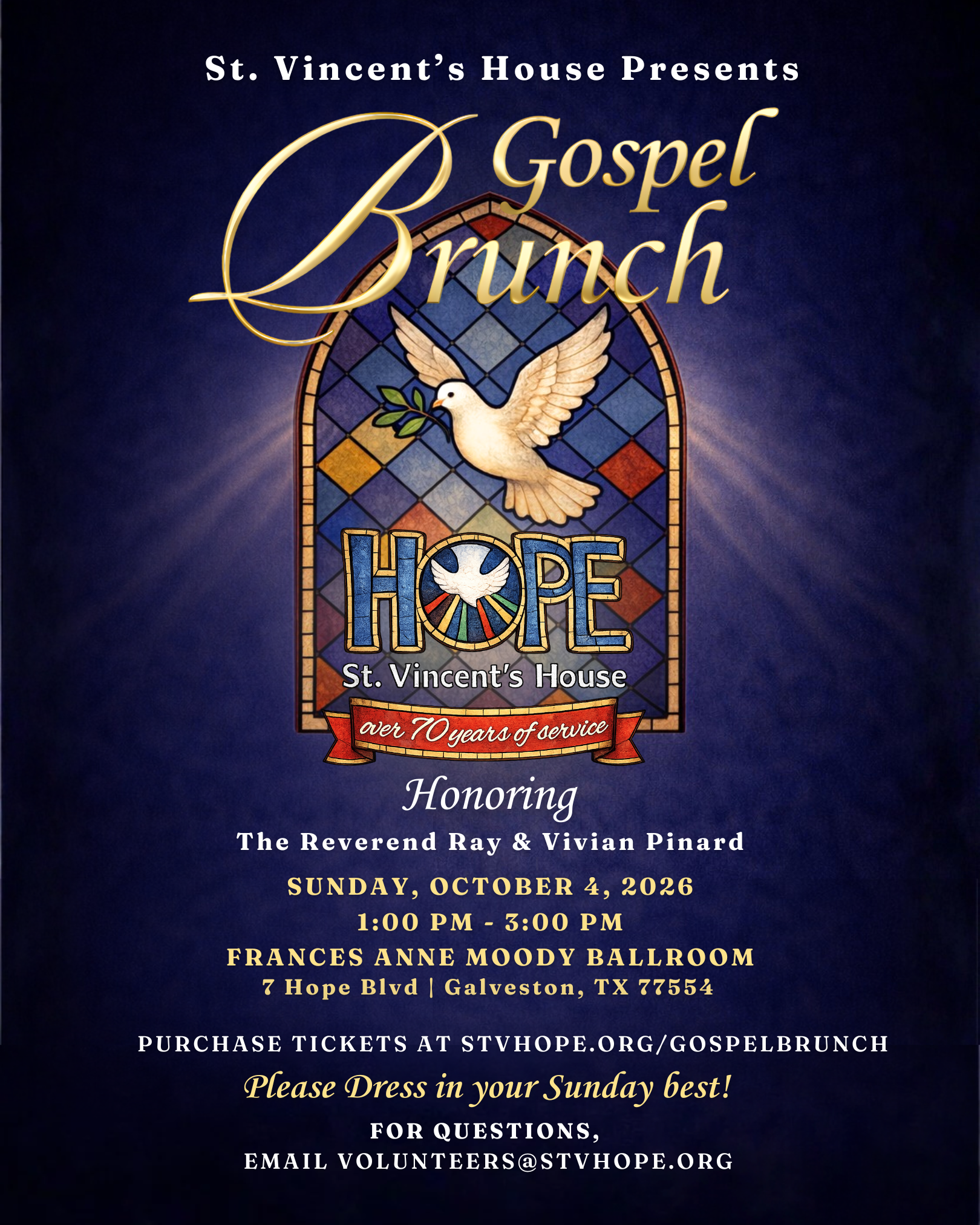 Campaign cover image for Join us for the St. Vincent's House Gospel Brunch!