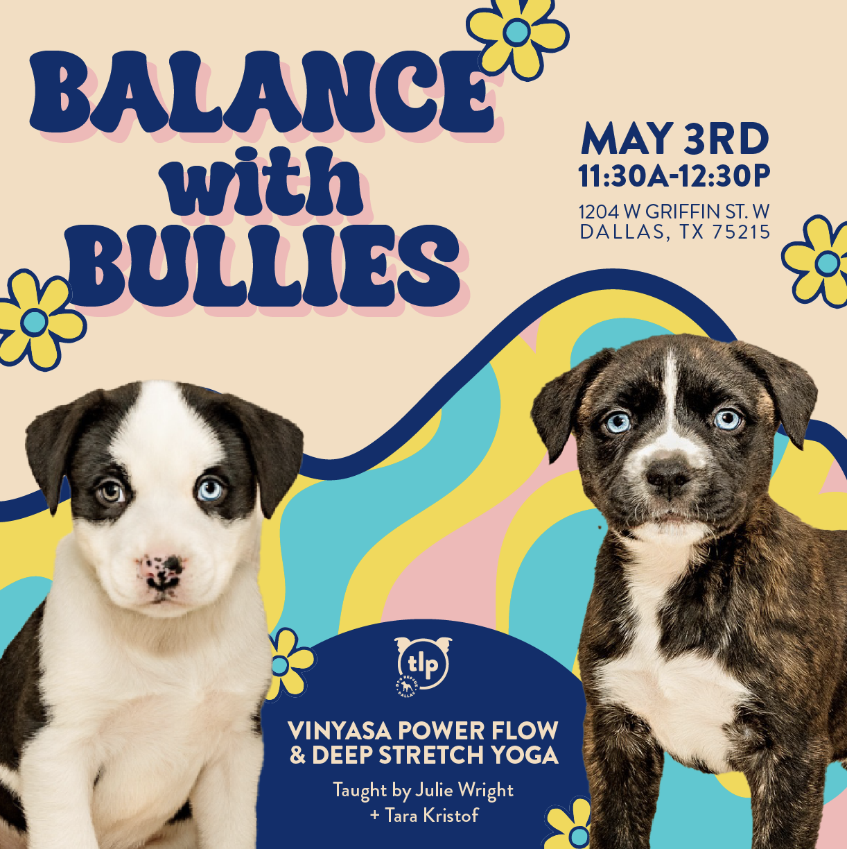 Campaign cover image for Balance with Bullies: Yoga Class