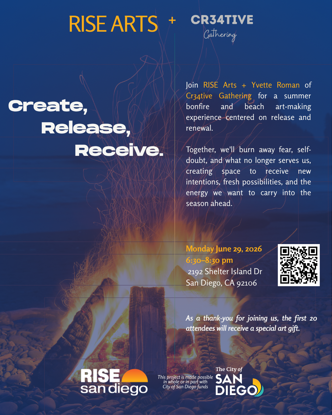 Campaign cover image for RISE Arts + Cr34tive Gathering Workshop