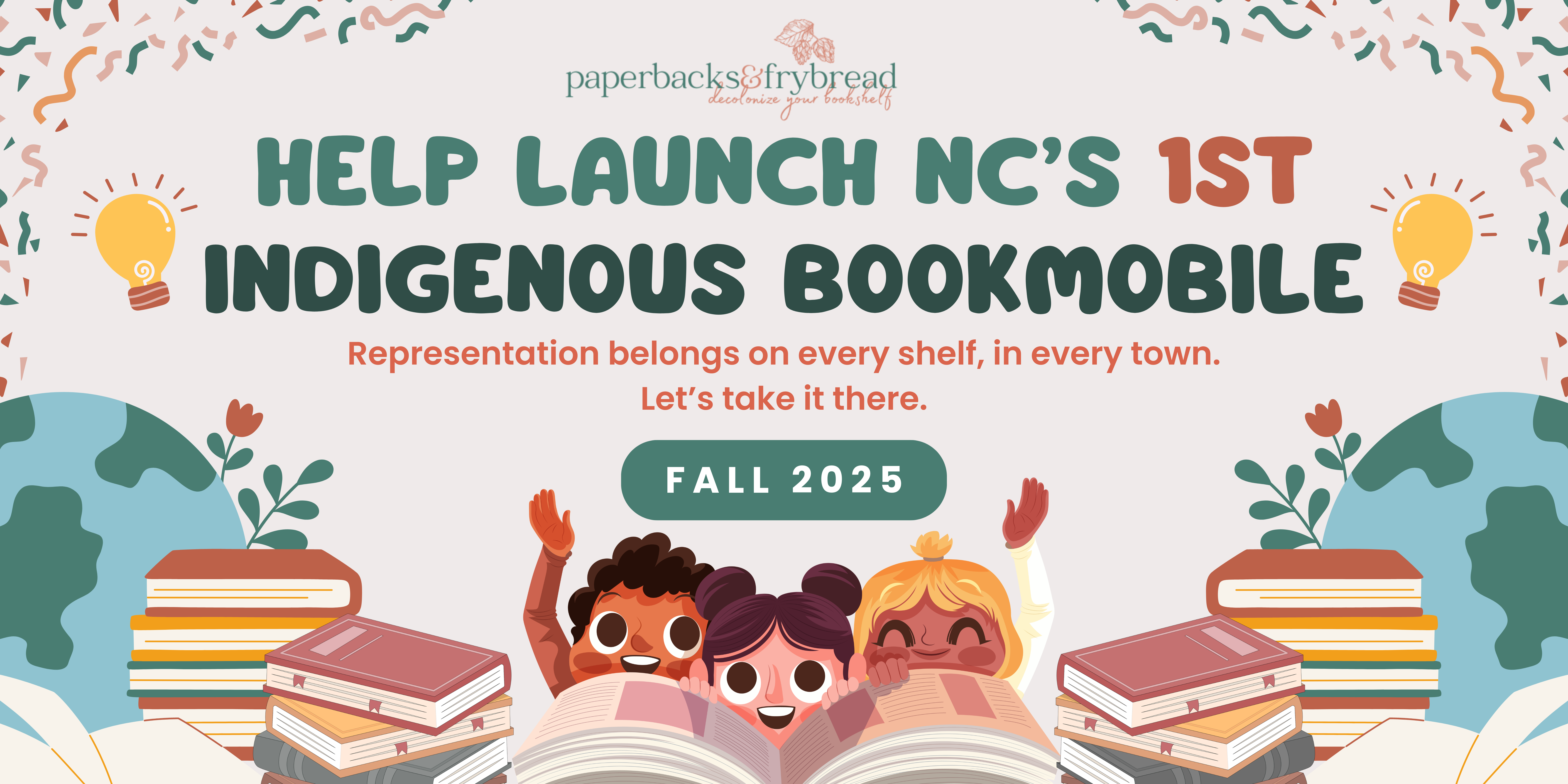 Campaign cover image for Help Launch NC’s First Indigenous Mobile Bookstore